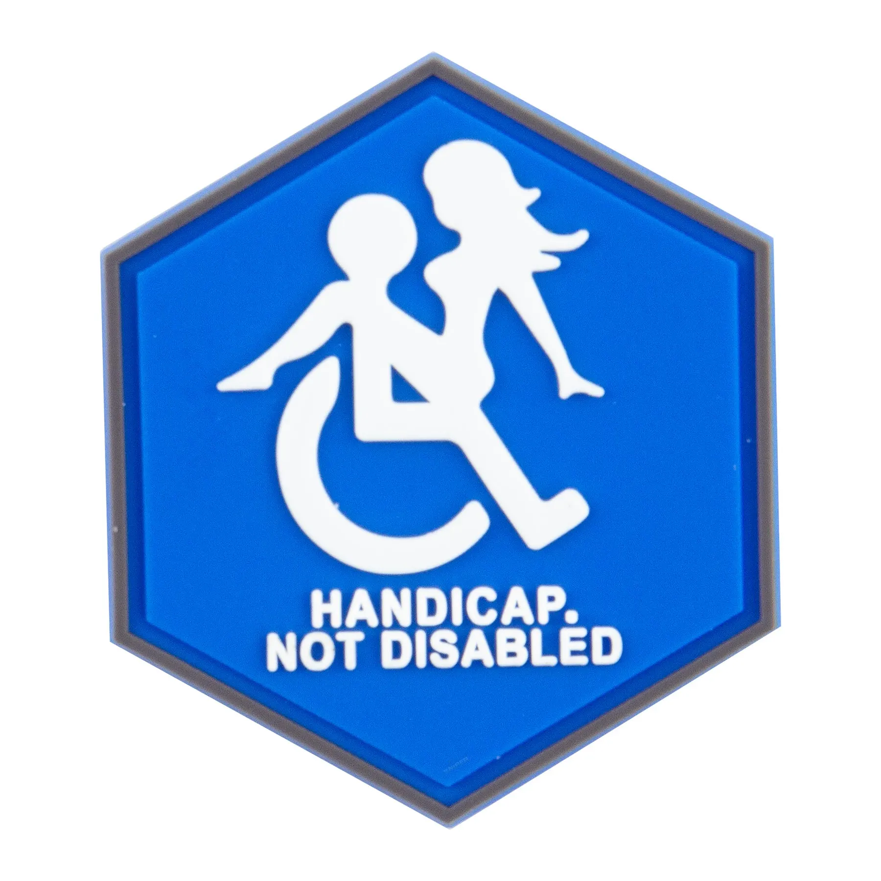 Hexagon 3D PVC Patch Not Disabled Hexagon 3D PVC Patch Not Disabled