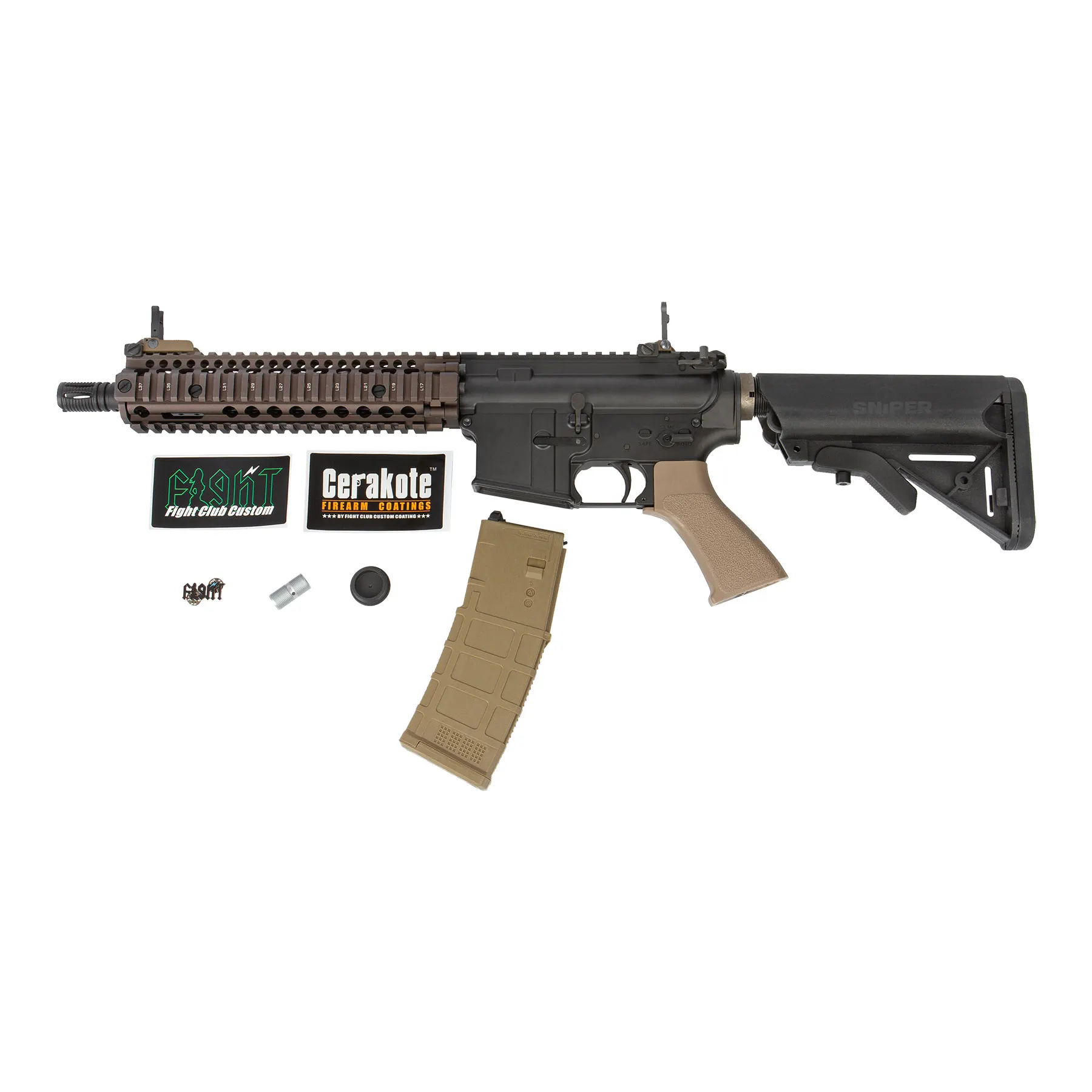 MK18 Mod1 PTW Training Weapon, Dualtone MK18 Mod1 PTW Training Weapon, Dualtone