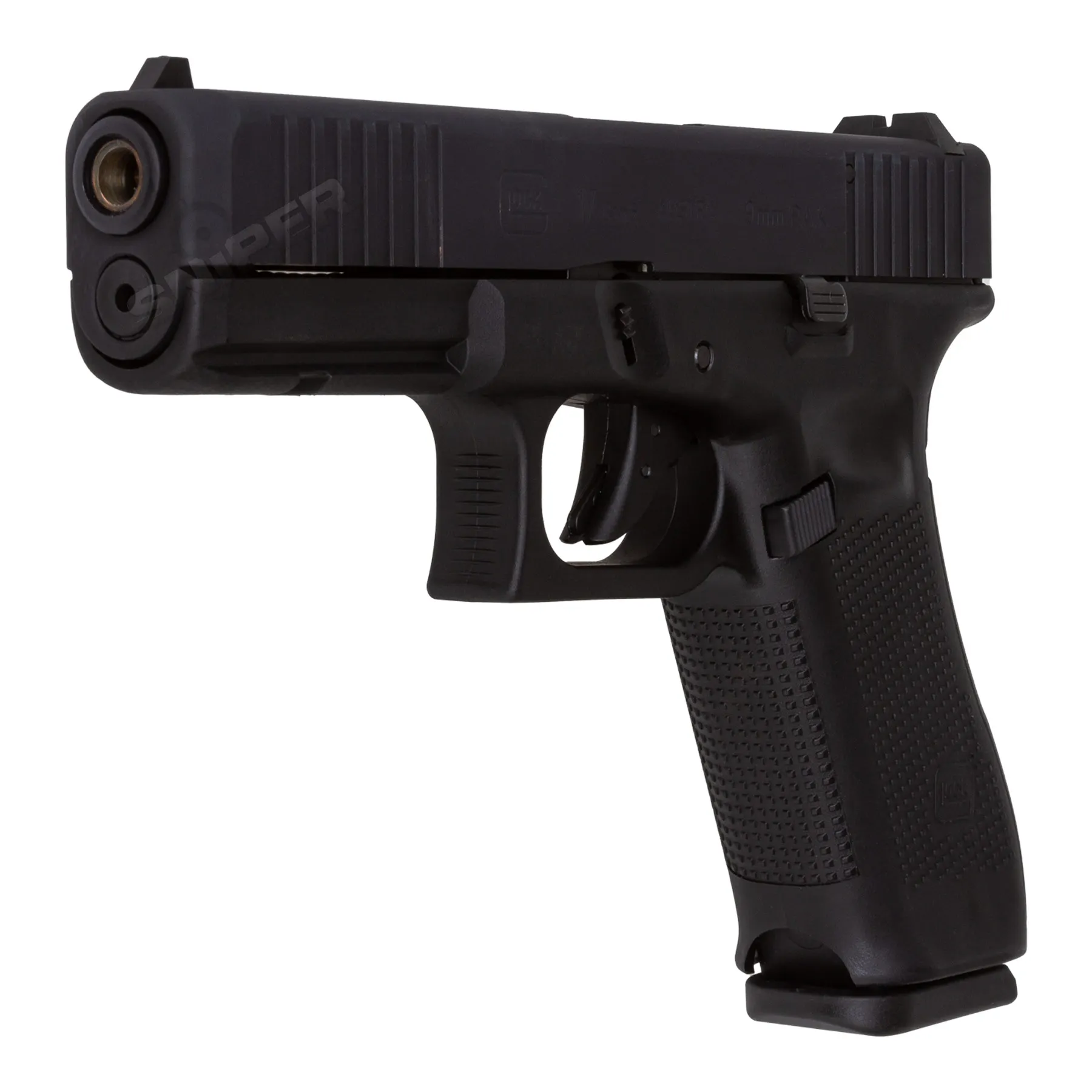 Silvester Bundle #2 Glock 17 Gen 5 9mm P.A.K Schreckschusspistole, Black
