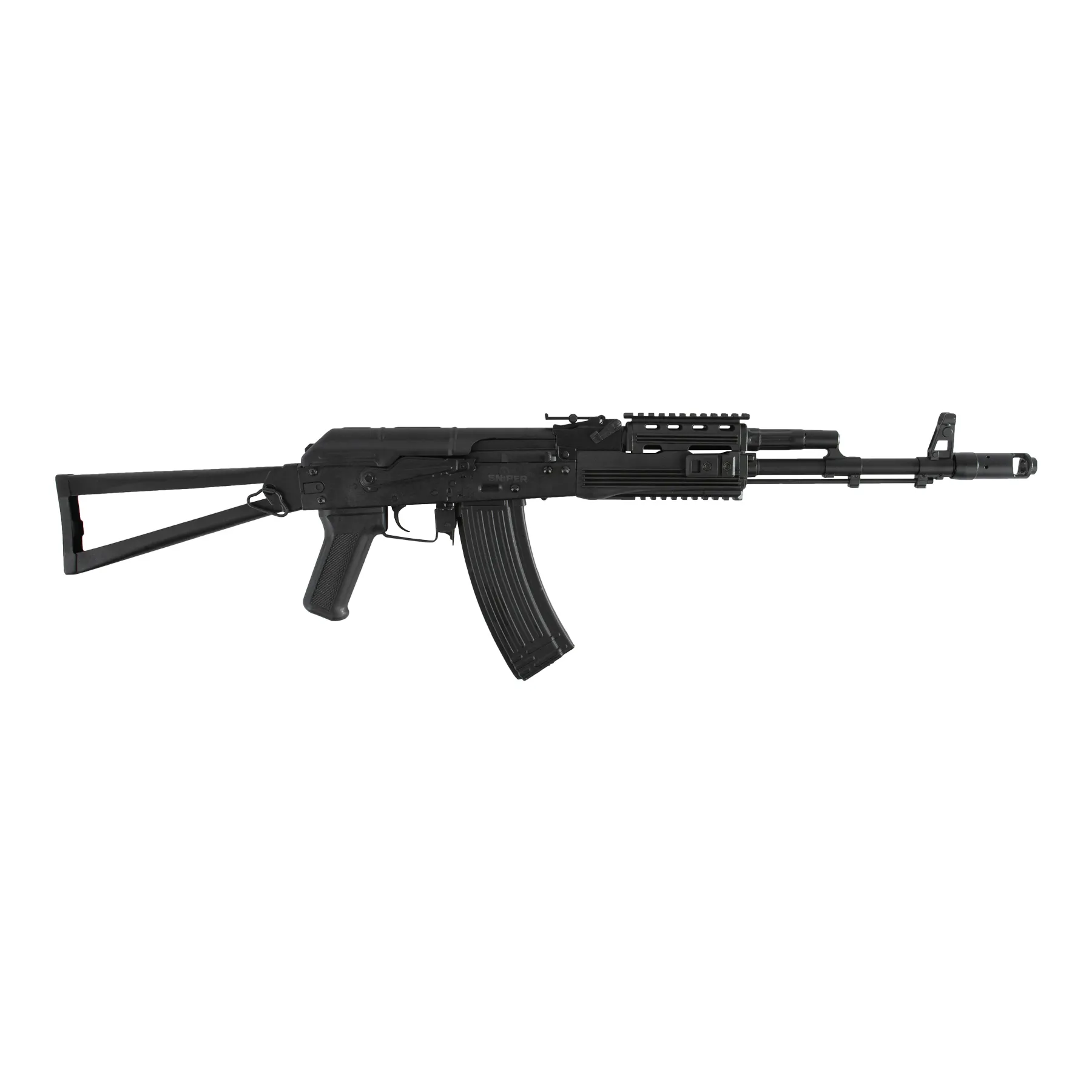 AKS74 Tactical Blowback, < 0,5 Joule Softair Gewehr, Black