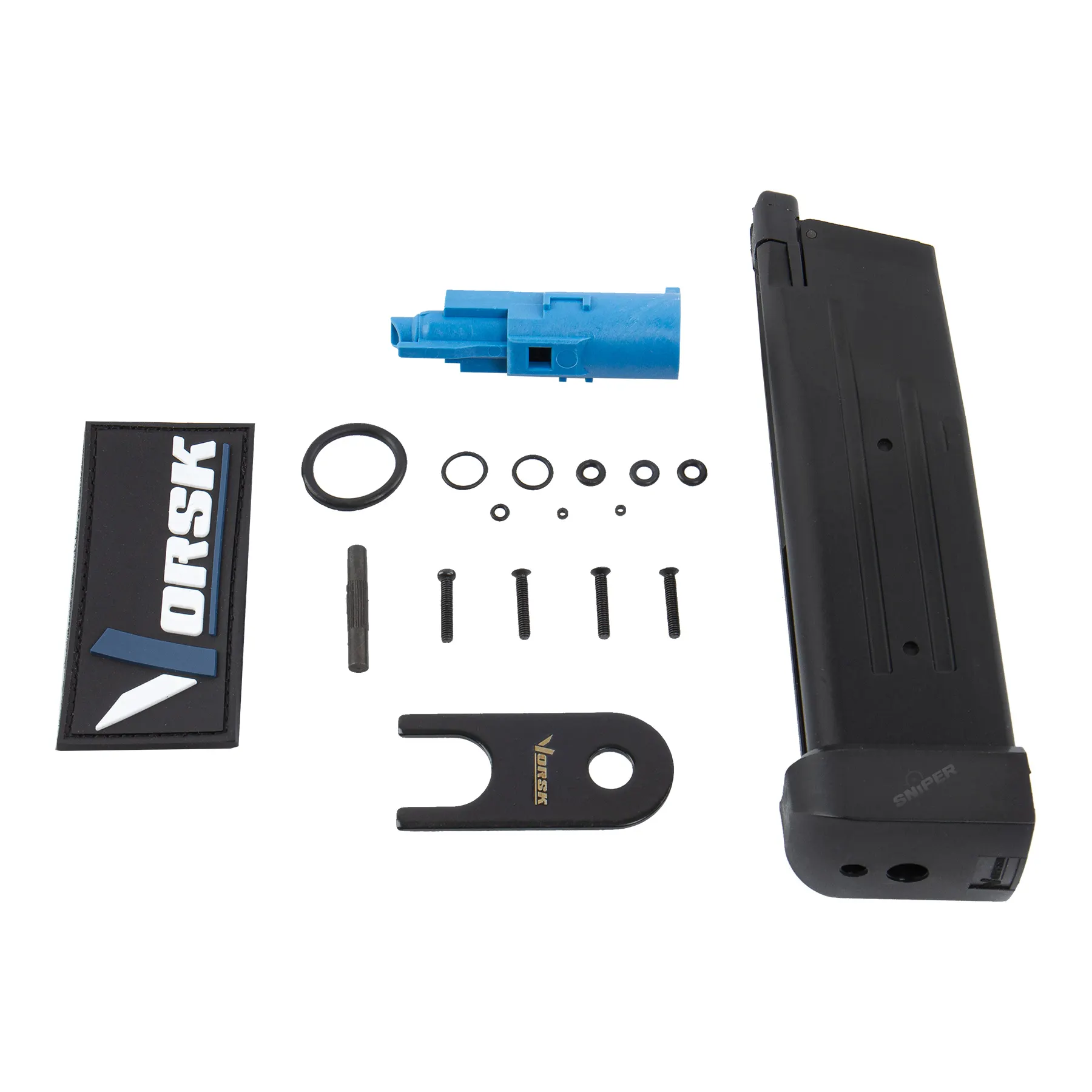 Vorsk Hi-Capa Titan 7, Tan/Bronze, GBB Vorsk Hi-Capa Titan 7, Grey, GBB