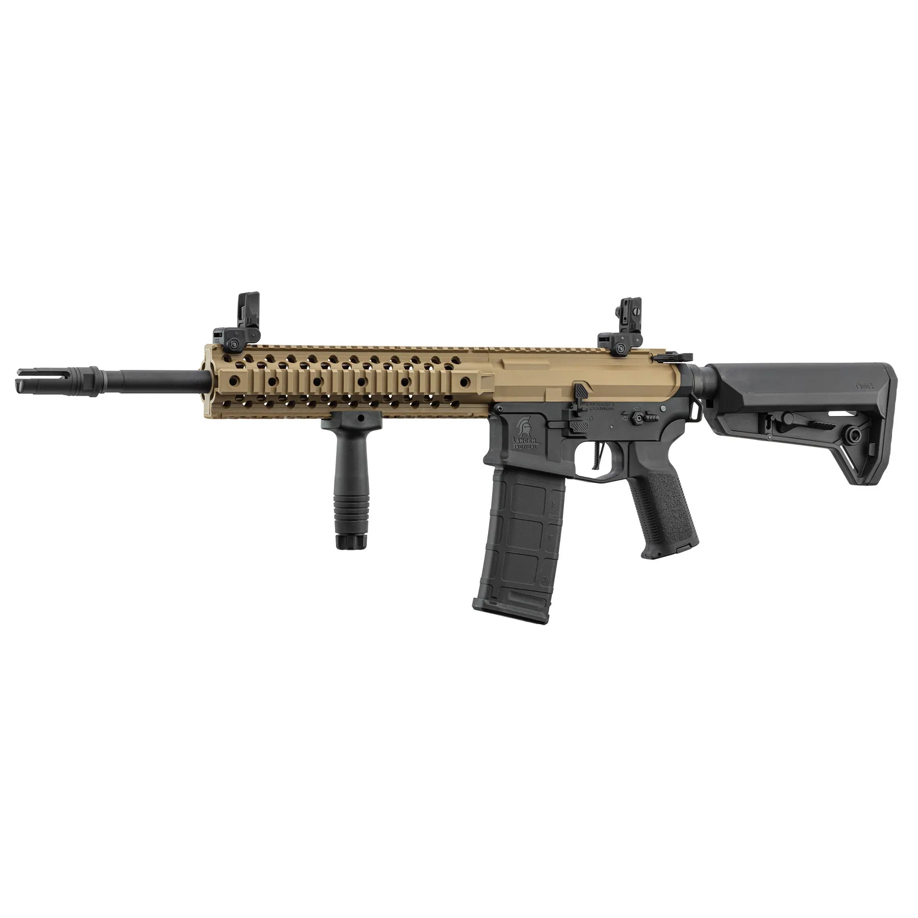 Einsteiger Set #1 - Lancer Tactical LT-12 M4 w/ ETU (S)AEG, Dualtone
