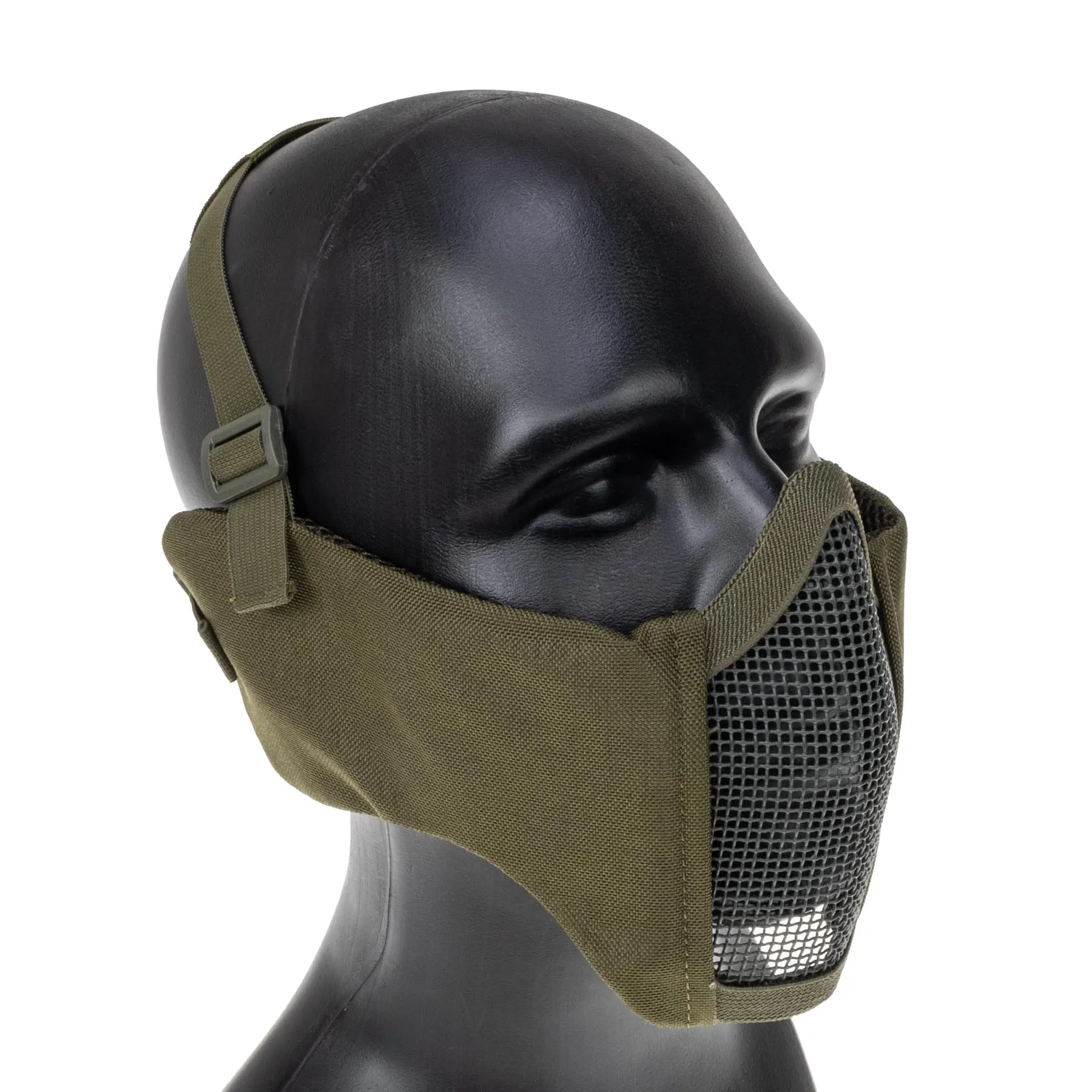Reapo Mesh Face Mask w/ Soft Ear Protection, OD