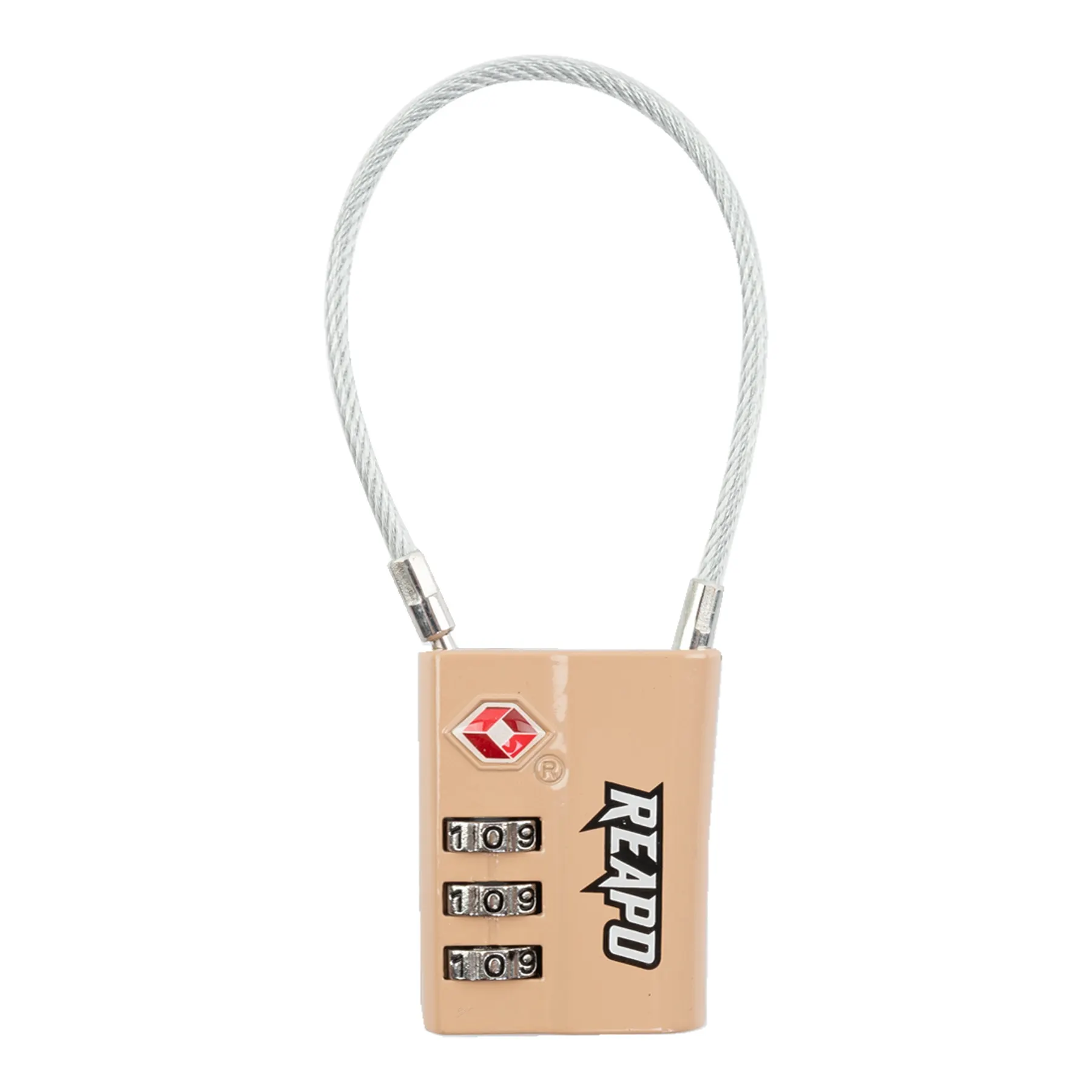 Reapo XL Zahlenschloss TSA lock, Tan