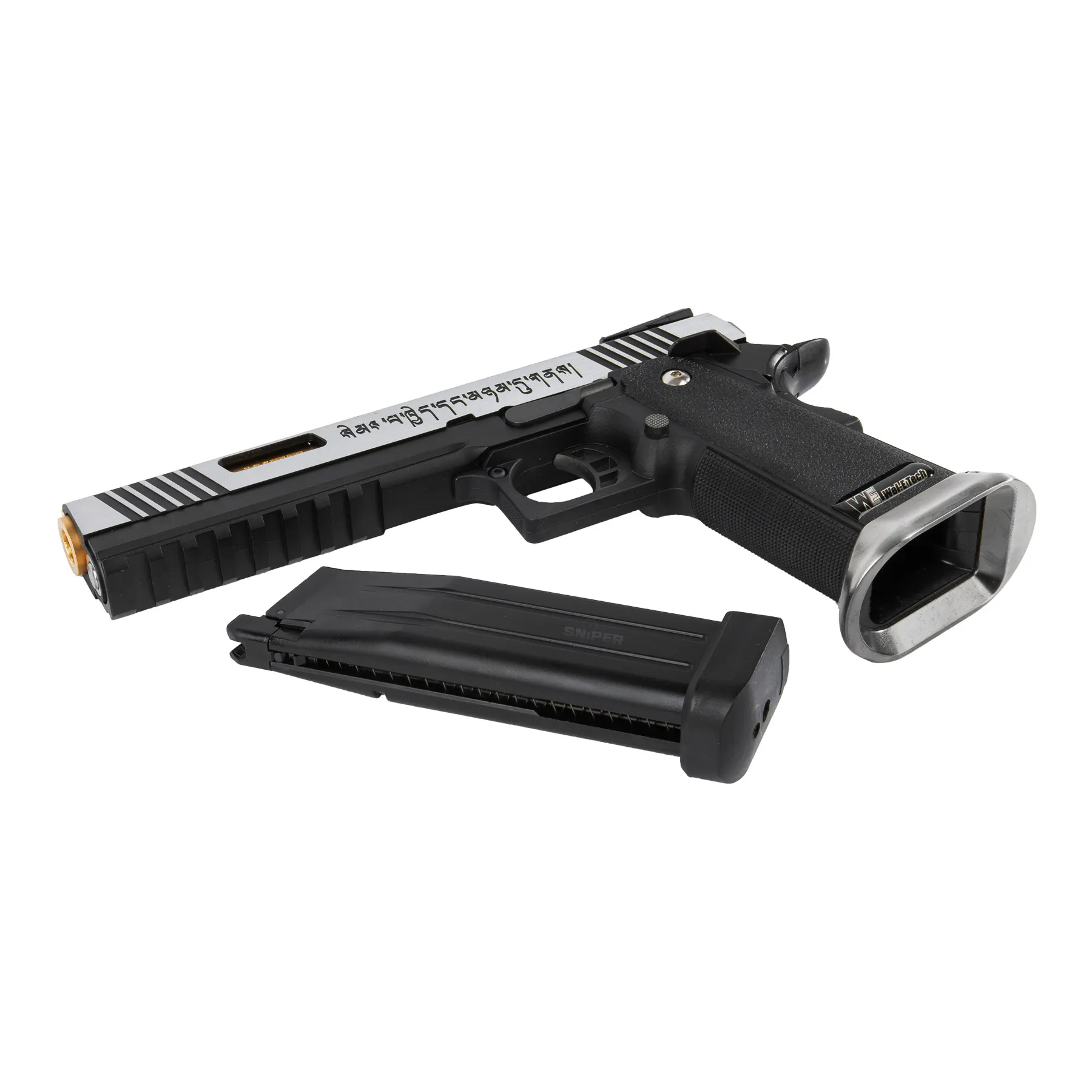 WE Hi-Capa 6 Gold Barrel Force Dualtone GBB Softair Pistole