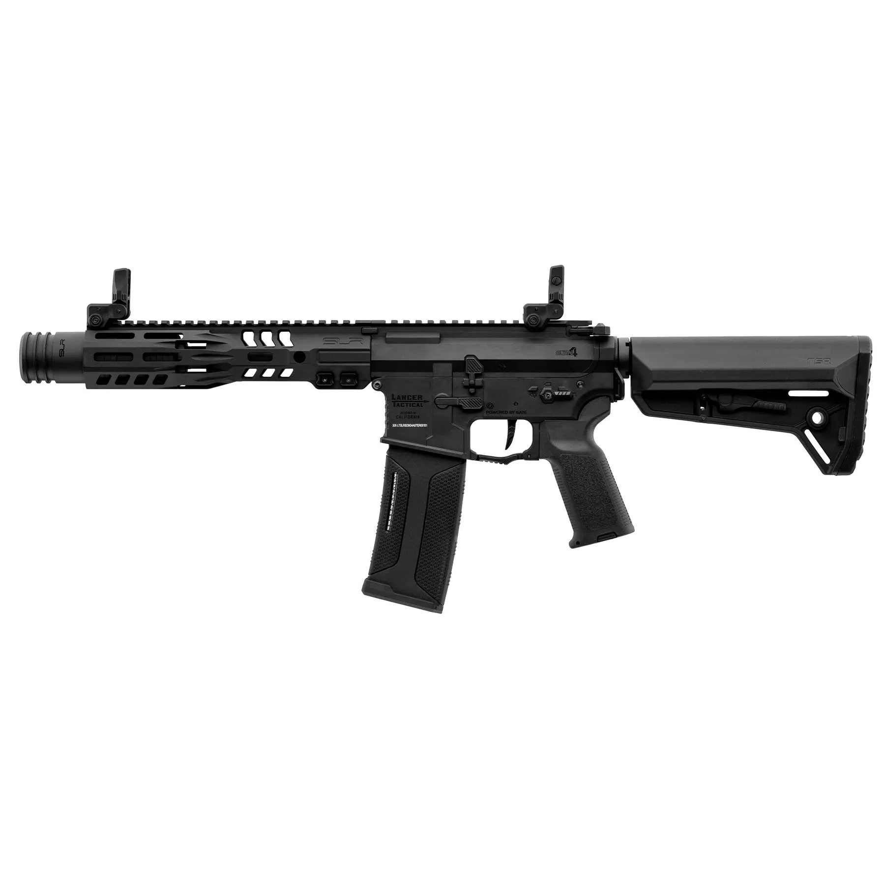 Lancer Tactical SLR 9" Gen.4 w/ Aster ETU (S)AEG, Black