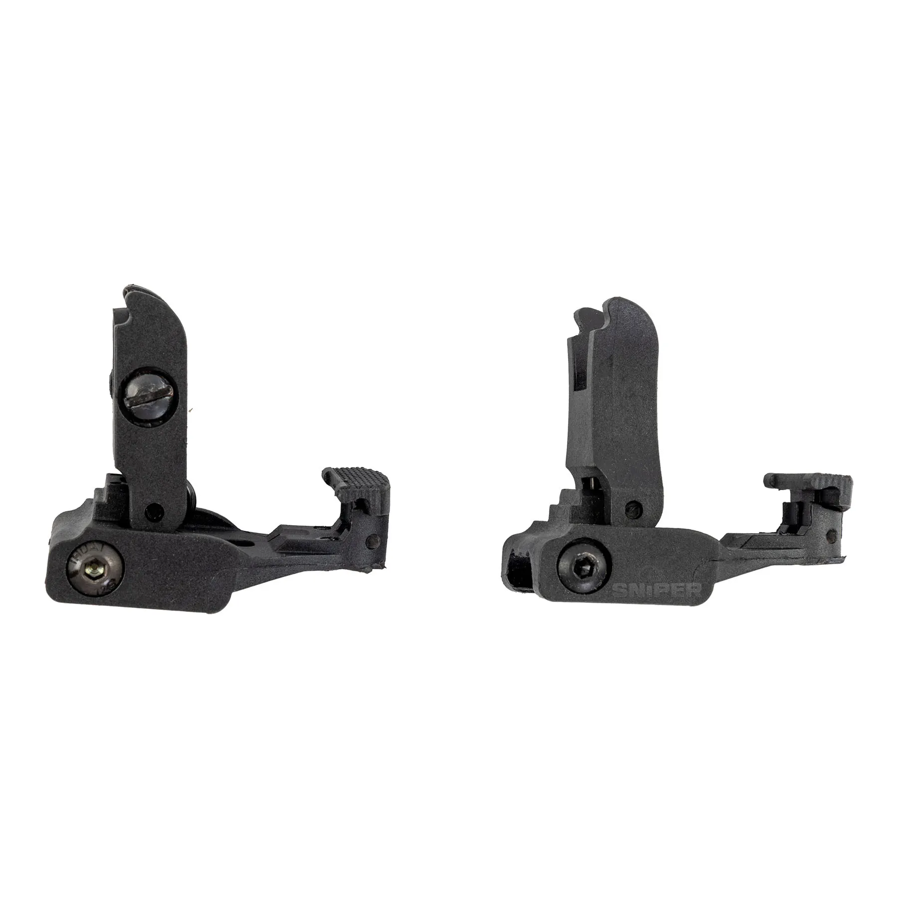 Flip-Up Front and Rear Sight, Black Flip-Up Front and Rear Sight, Black