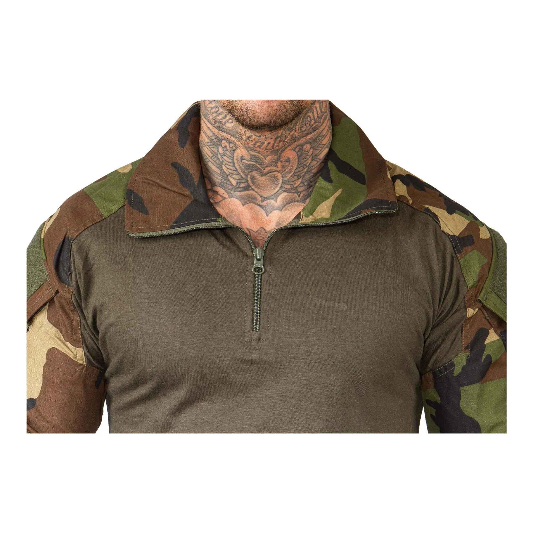 Invader Gear Combat Shirt, Woodland Invader Gear Combat Shirt, Woodland