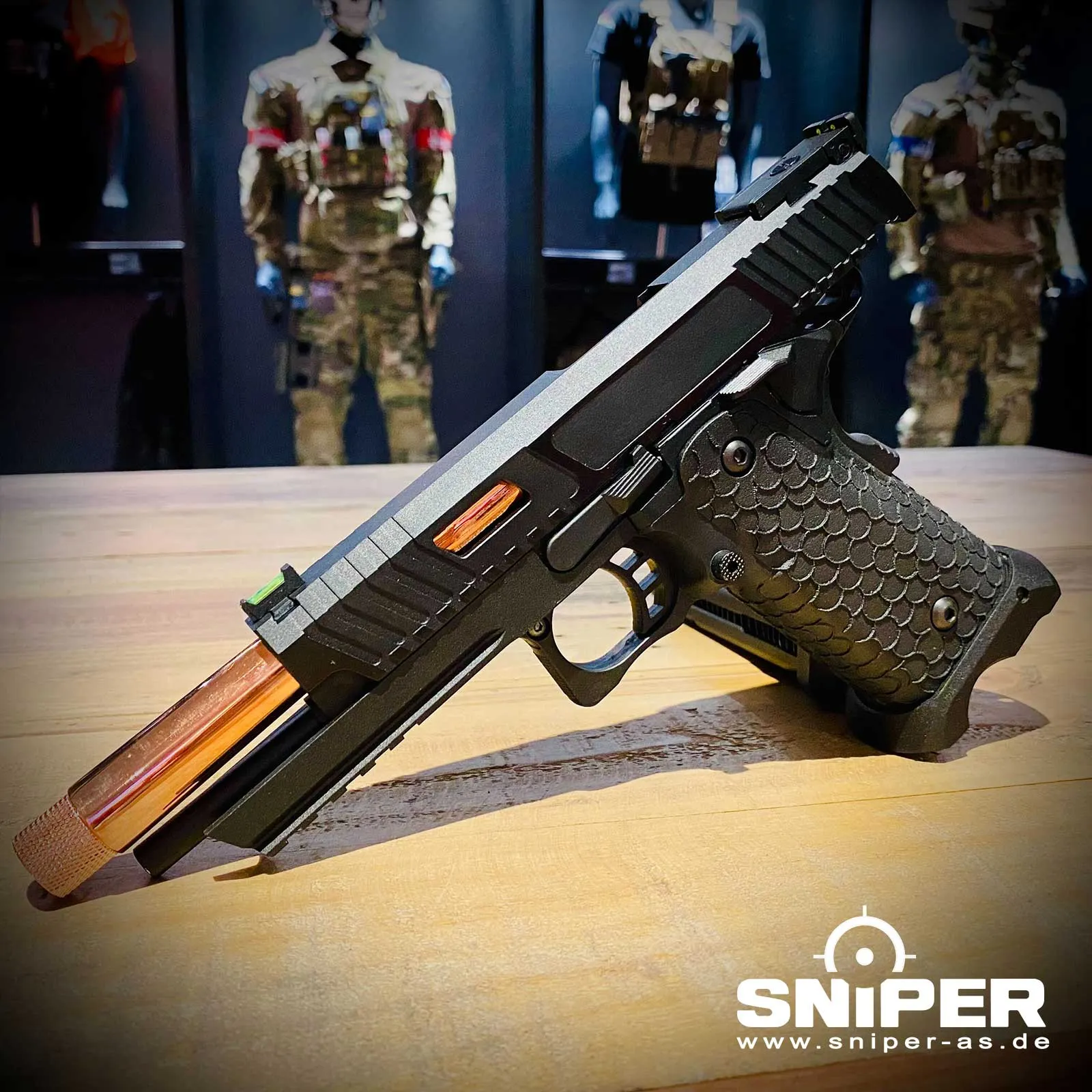 Einsteiger Set #1 - Reapo JW3 BABA YAGA Softair Pistole, CO2 und GAS Reapo JW3 BABA YAGA Softair Pistole, CO2 und GAS