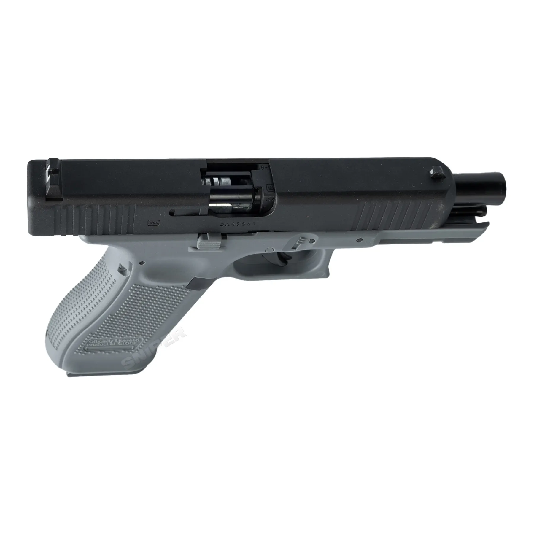 Glock 17 Gen 5 CO2 Softair Pistole, Tungsten Gray