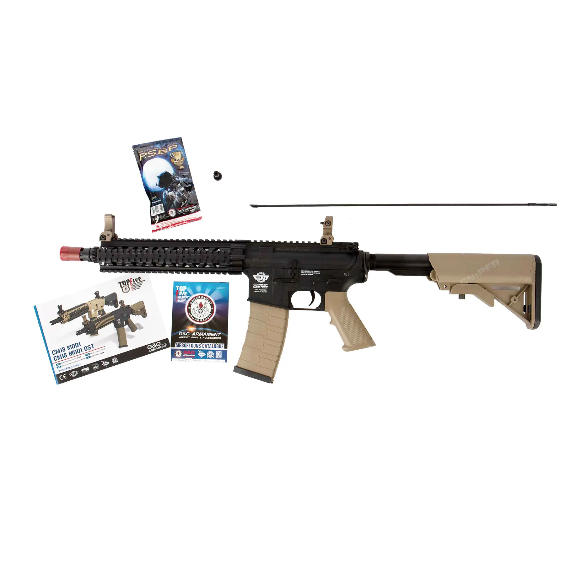 CM18 Mod1 (S)AEG, Black