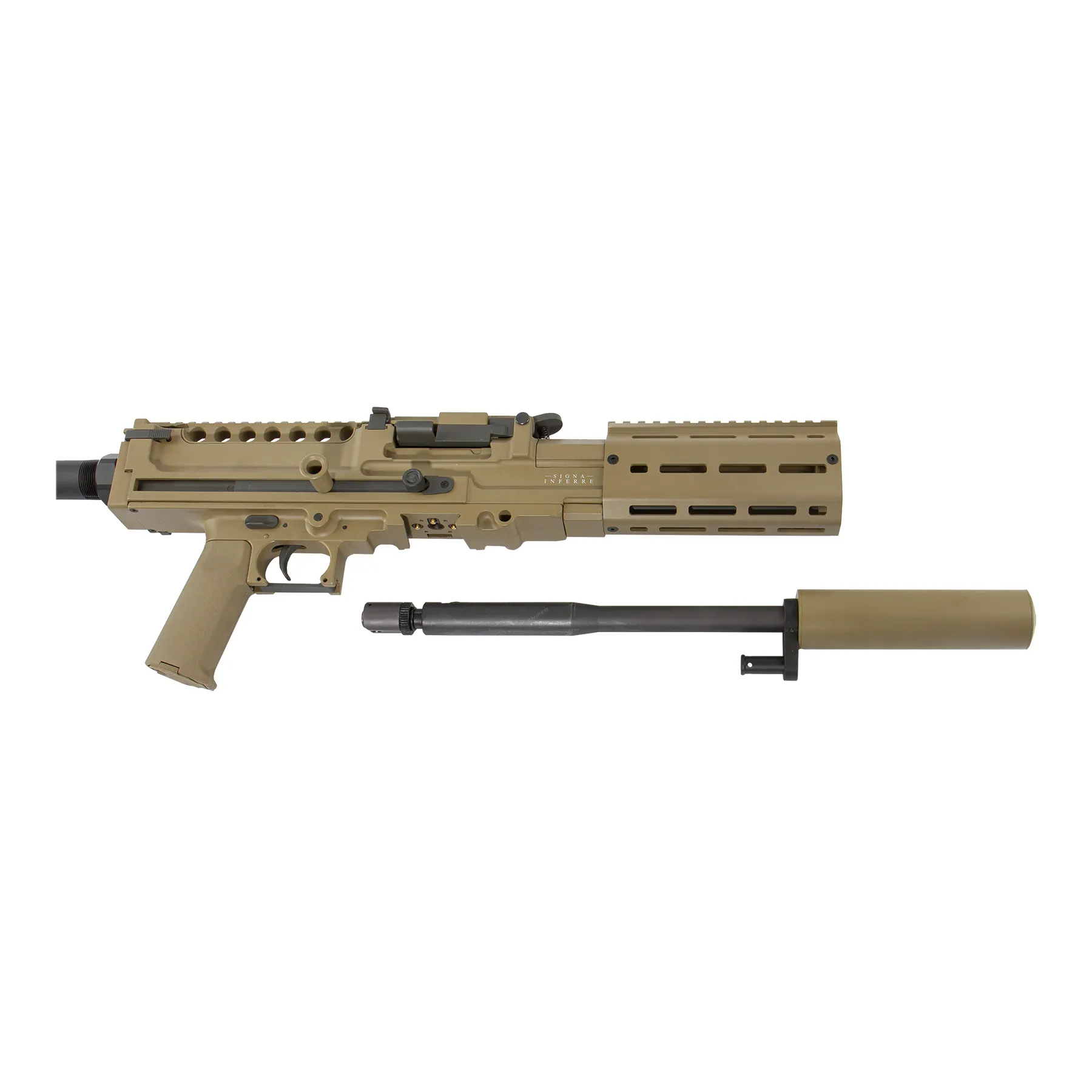 Secutor Aquila VII LMG, Tan < 0,5 Joule Softair Gewehr