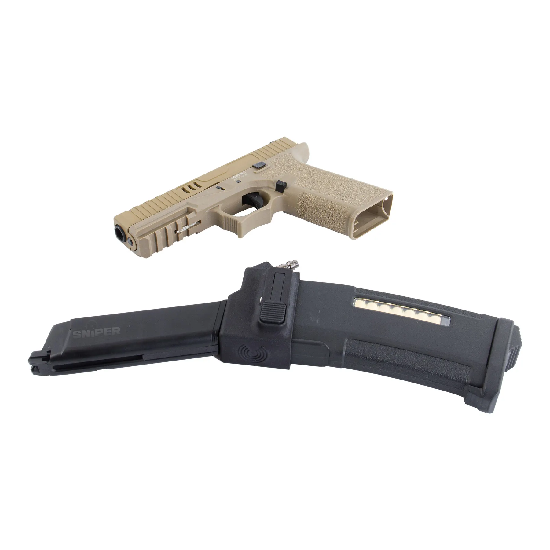 SAC Custom VX7 Mod.2 HPA US Softair Pistole, FDE