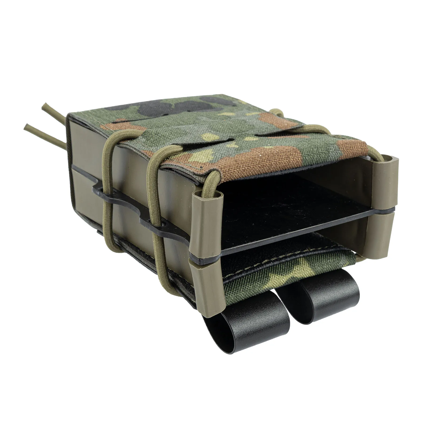 Double Fast Rifle Mag Pouch, Flecktarn
