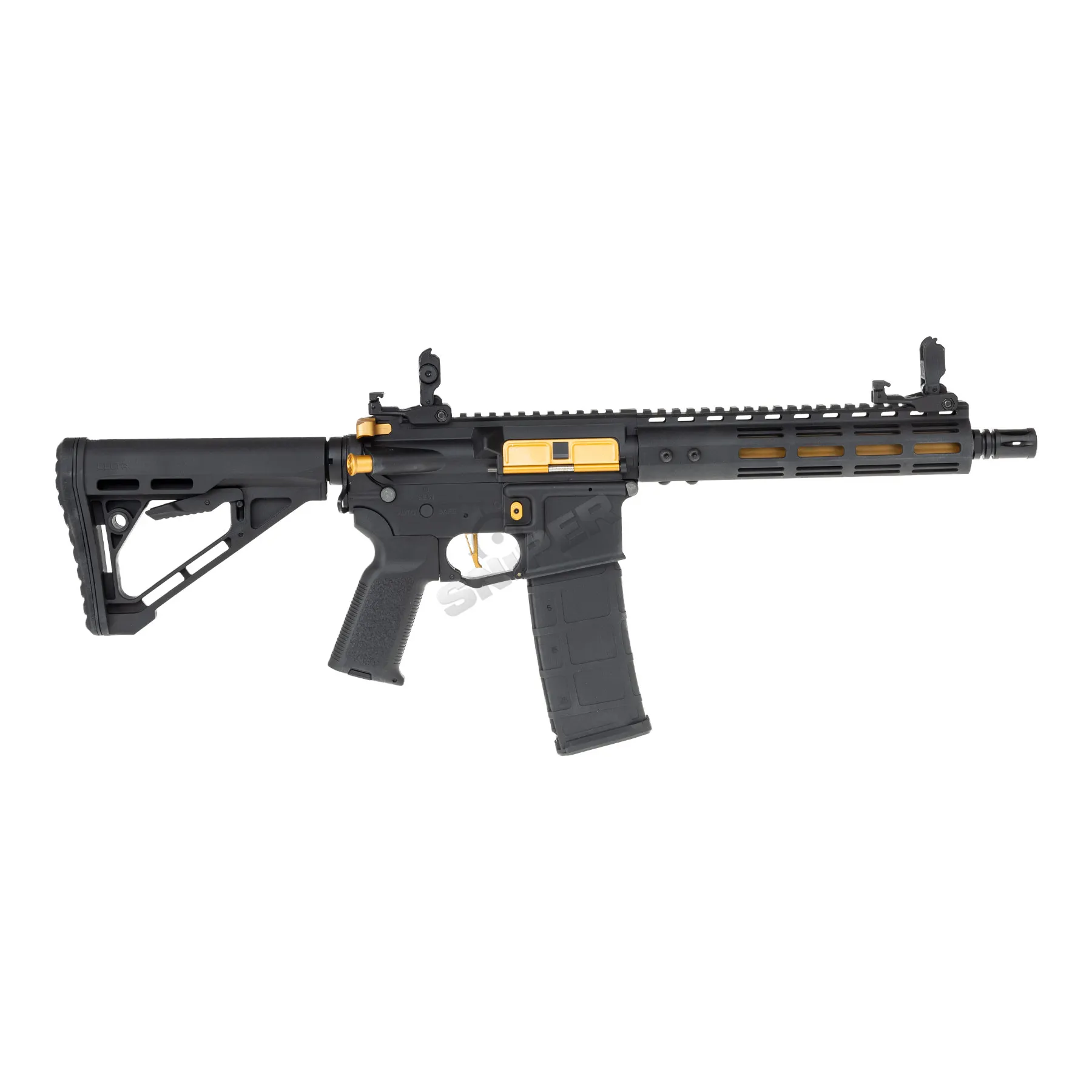 Lancer Archon Gen3 ETU M-Lok 9" M4 (S)AEG, Black/Gold Lancer Archon Gen3 ETU M-Lok 9" M4 (S)AEG, Black/Gold