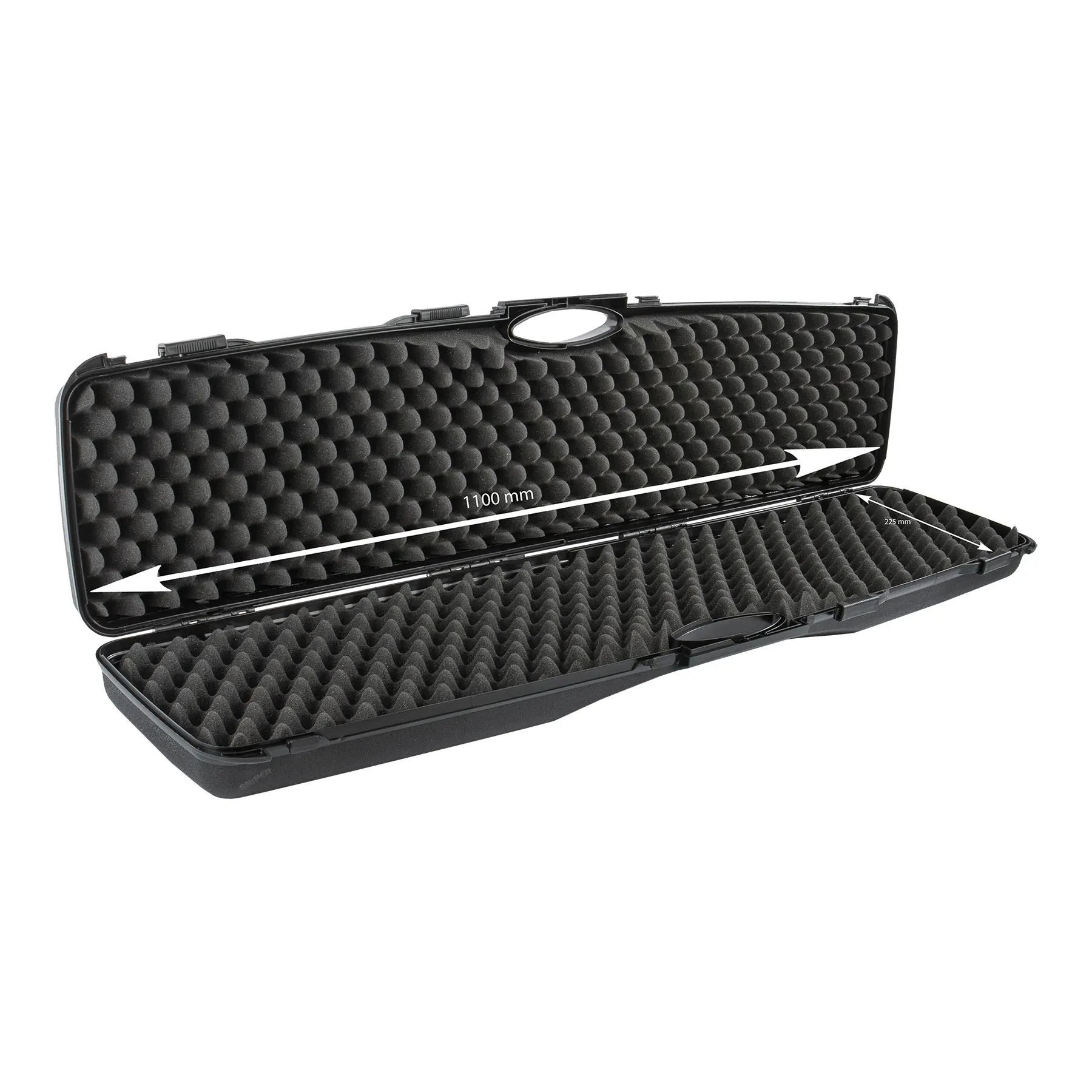 Waffenkoffer Sniper 110cm, wave foam Kofferset Reapo Waffenkoffer 110cm Wavefoam