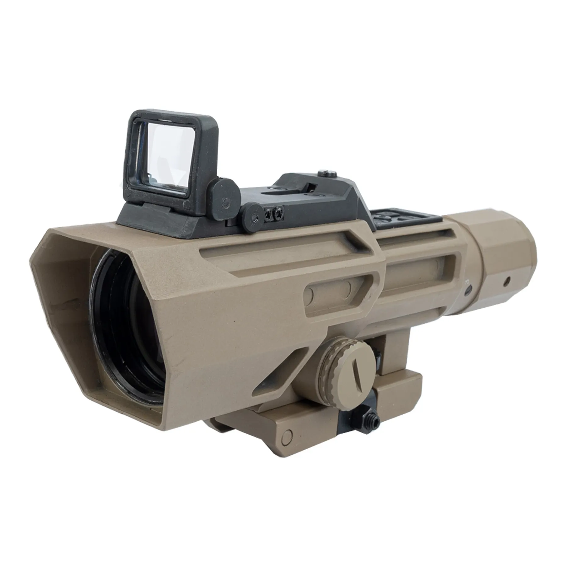 ADO 3-9X42 Scope inkl. Flip Up Red Dot, Tan ADO 3-9X42 Scope inkl. Flip Up Red Dot, Tan