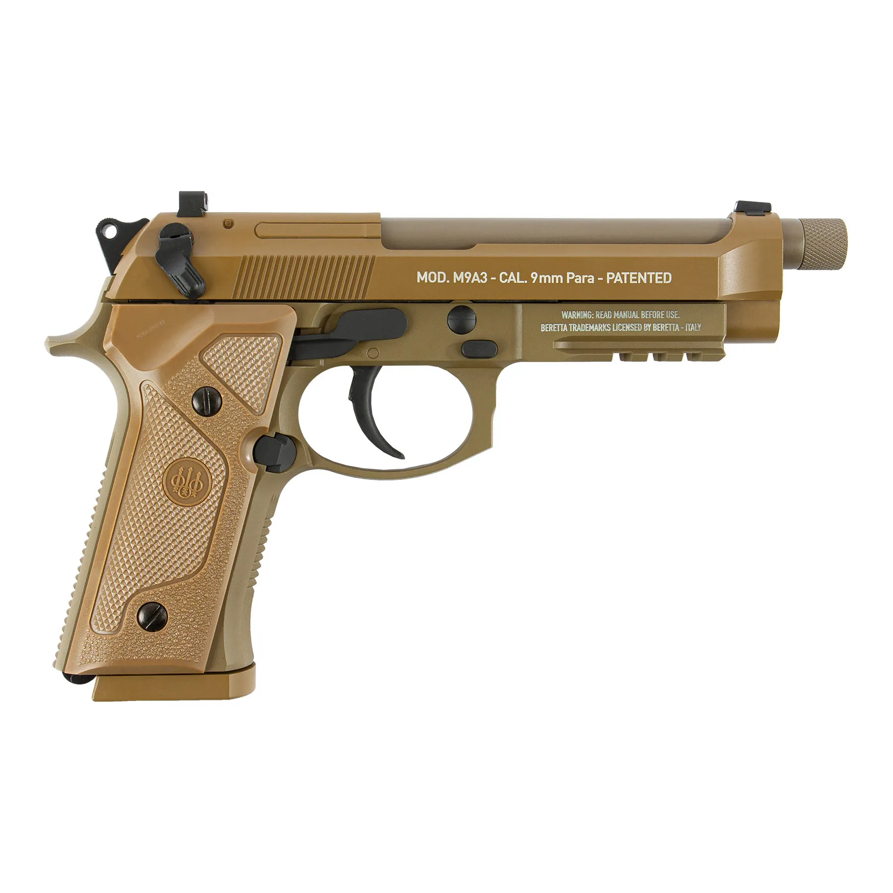 Beretta M9A3 Full Metal CO2, GBB Softair Pistole