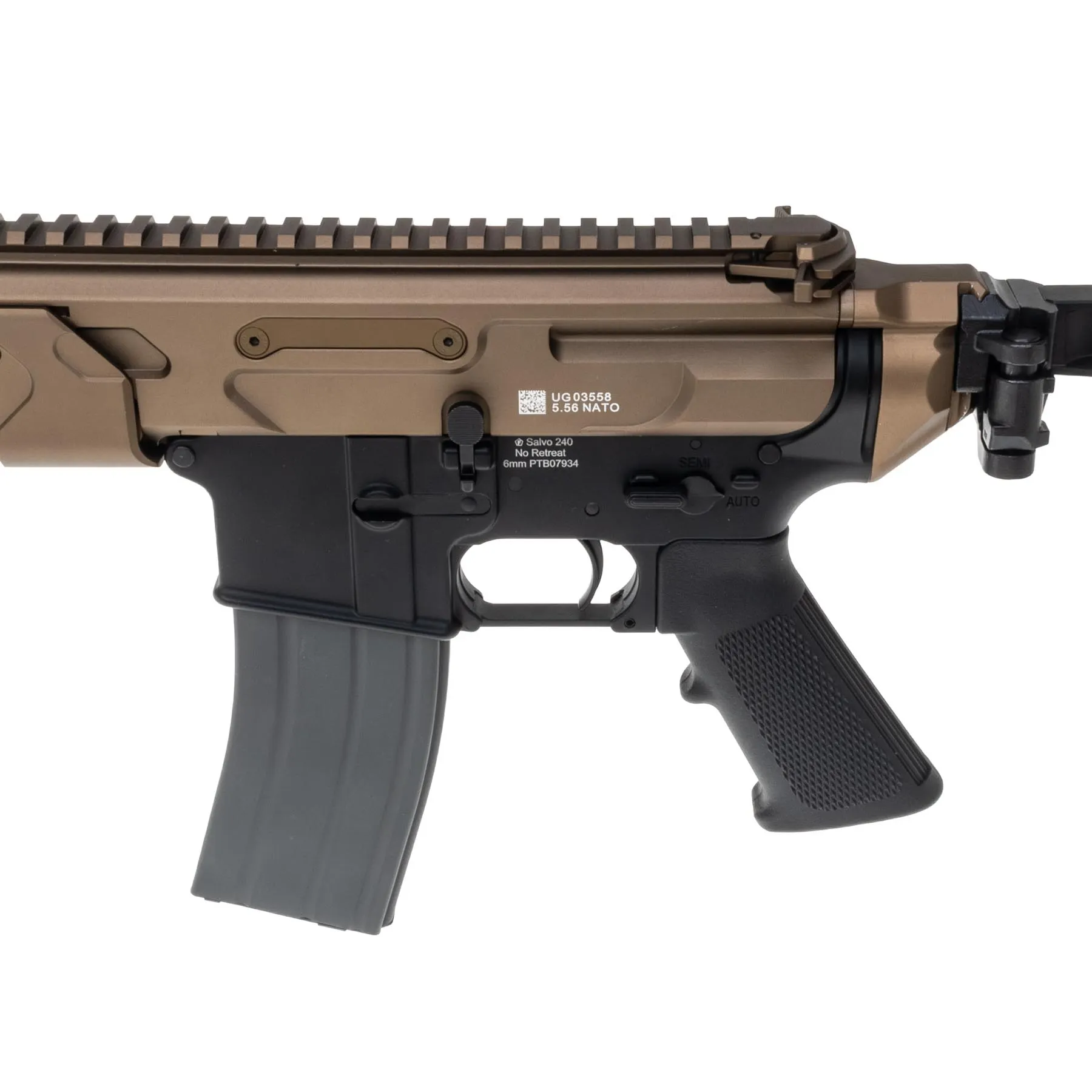 Salvo Precision X-S MWS GBB Rifle, Tan