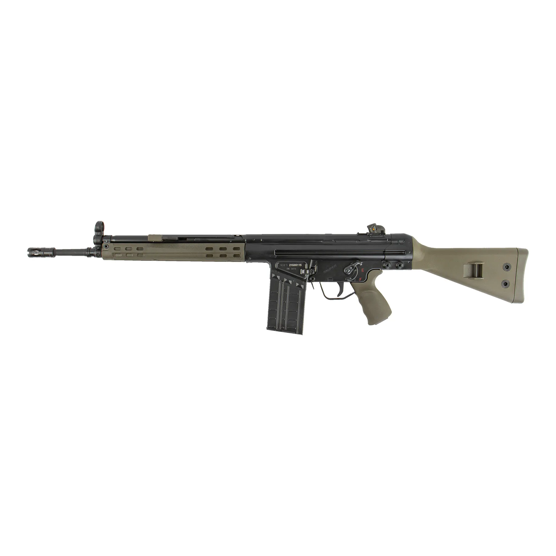 Heckler und Koch G3A3 Oliv GBB Softair Gewehr Heckler und Koch G3A3 Oliv GBB Softair Gewehr