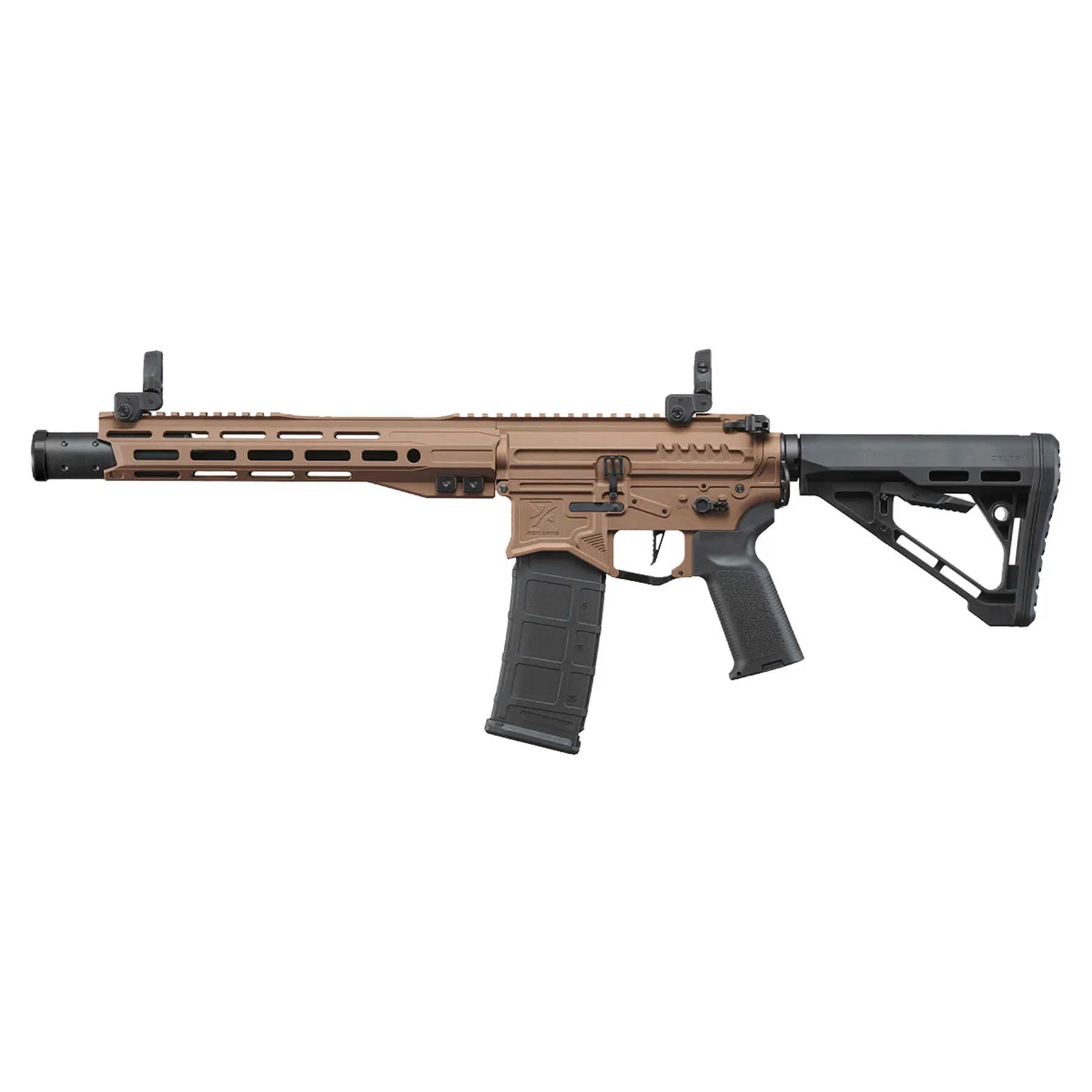 Zion Arms Gen4 w/ Nebula II 10" M-Lok (S)AEG, Choclate
