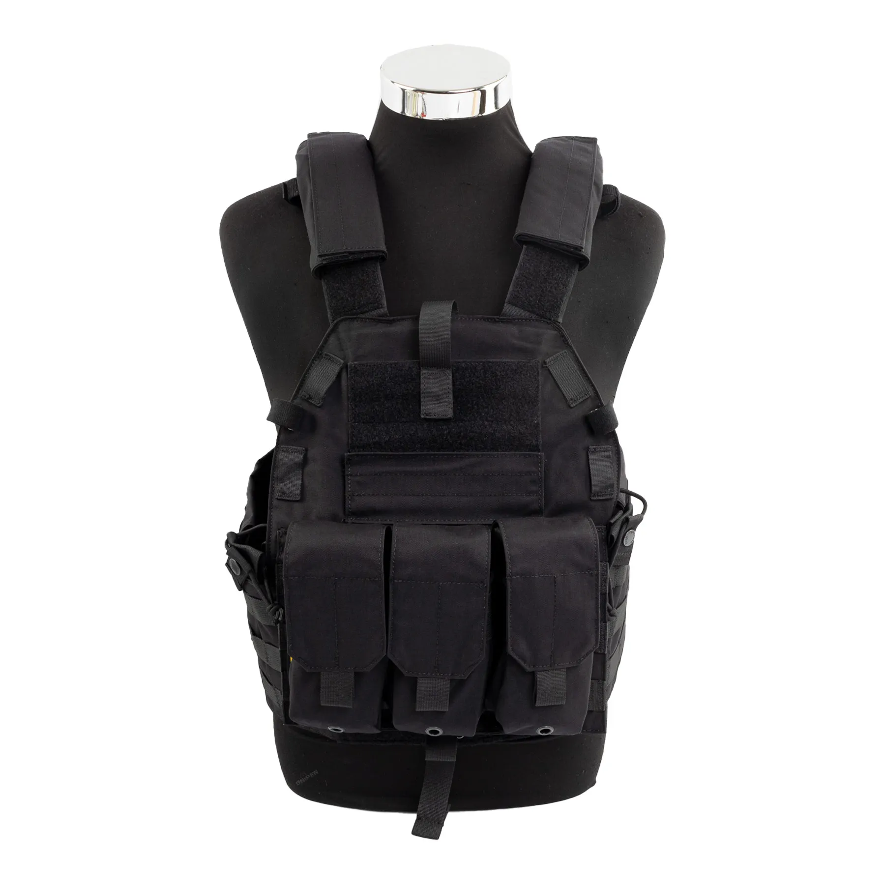Taktische Plattenträger Weste, Black