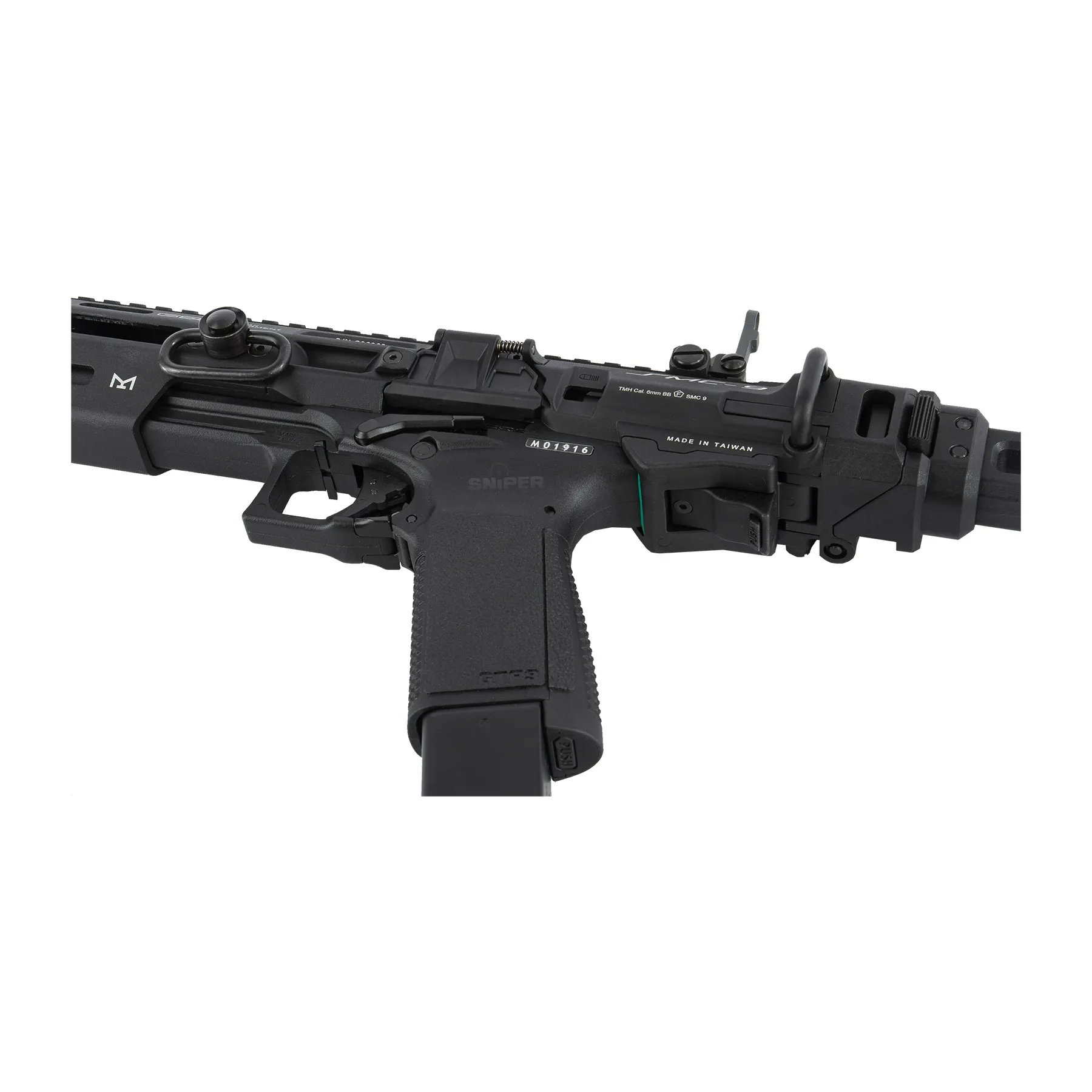 G&G SMC 9 Full Metal GBB Softair Pistole