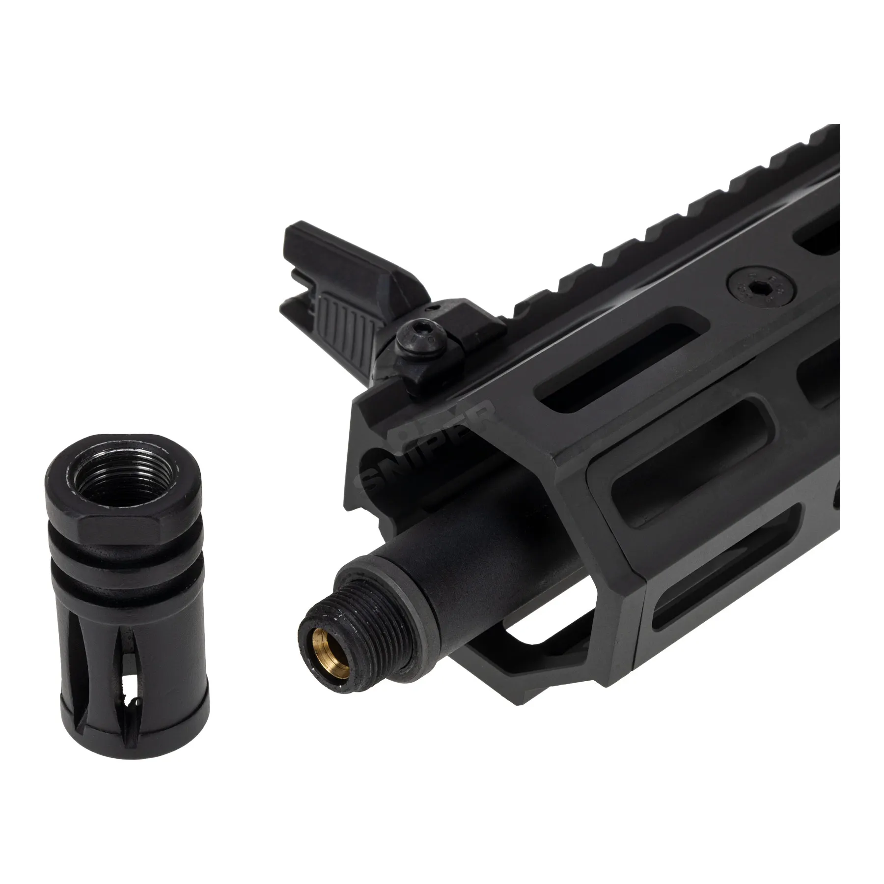 Specna Arms SA-E28 14,5" RIS III Edge w/ HAL ETU, Steel Grey