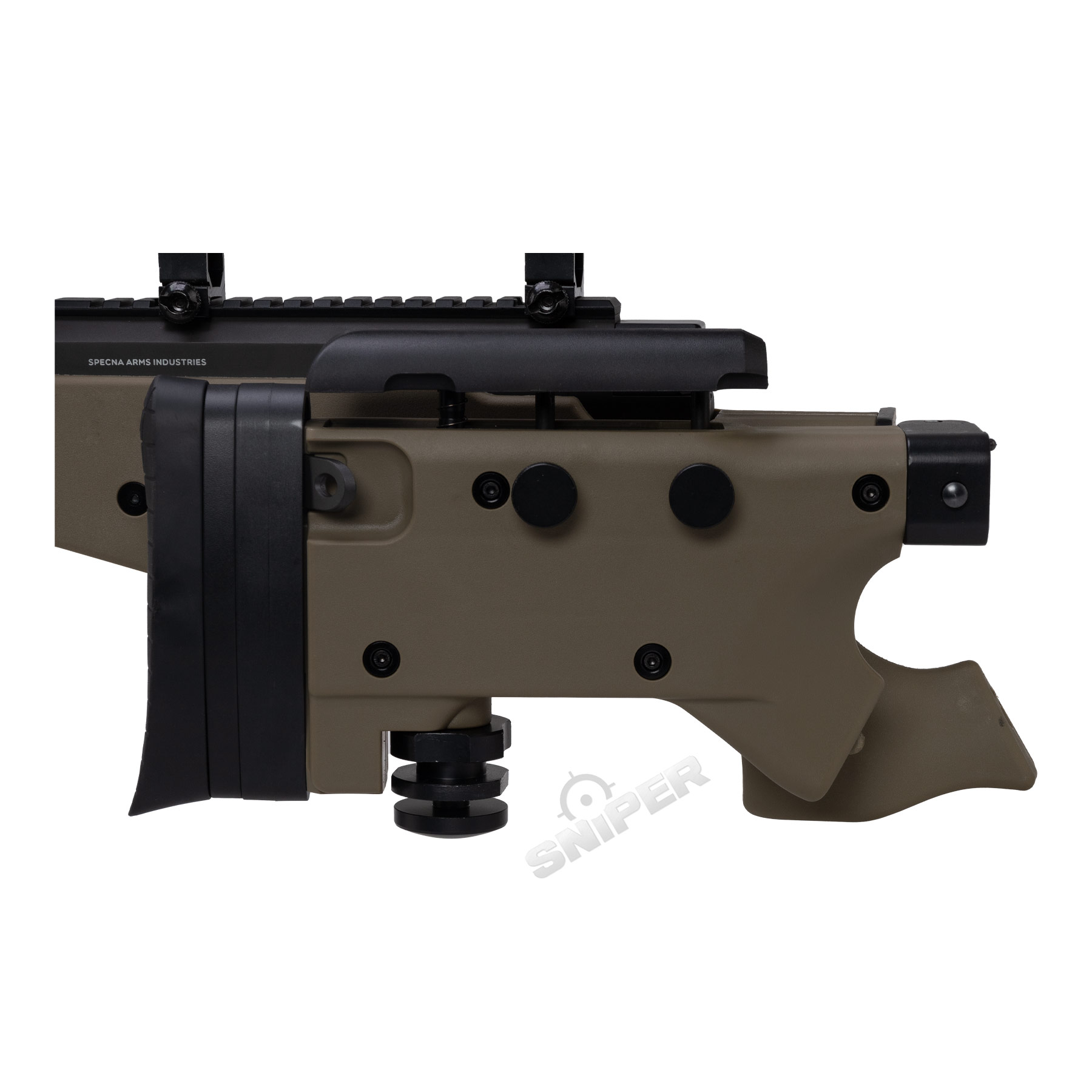 Specna Arms SA-S14 Scharfschützengewehr w/ Scope & Bipod, Tan