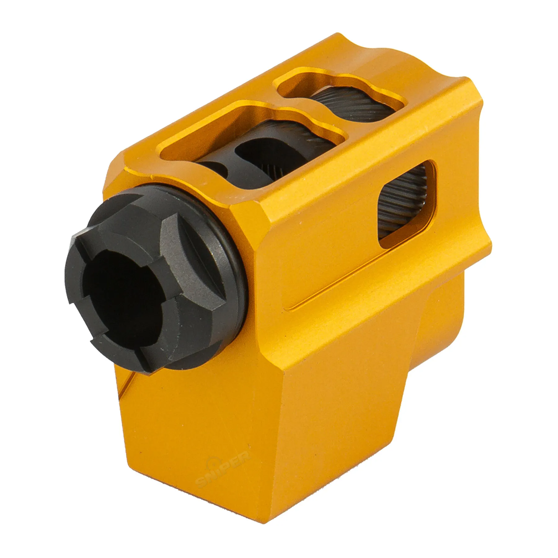 Alu Compensator, Gold & Black, 14mm Alu Compensator, Gold & Black, 14mm