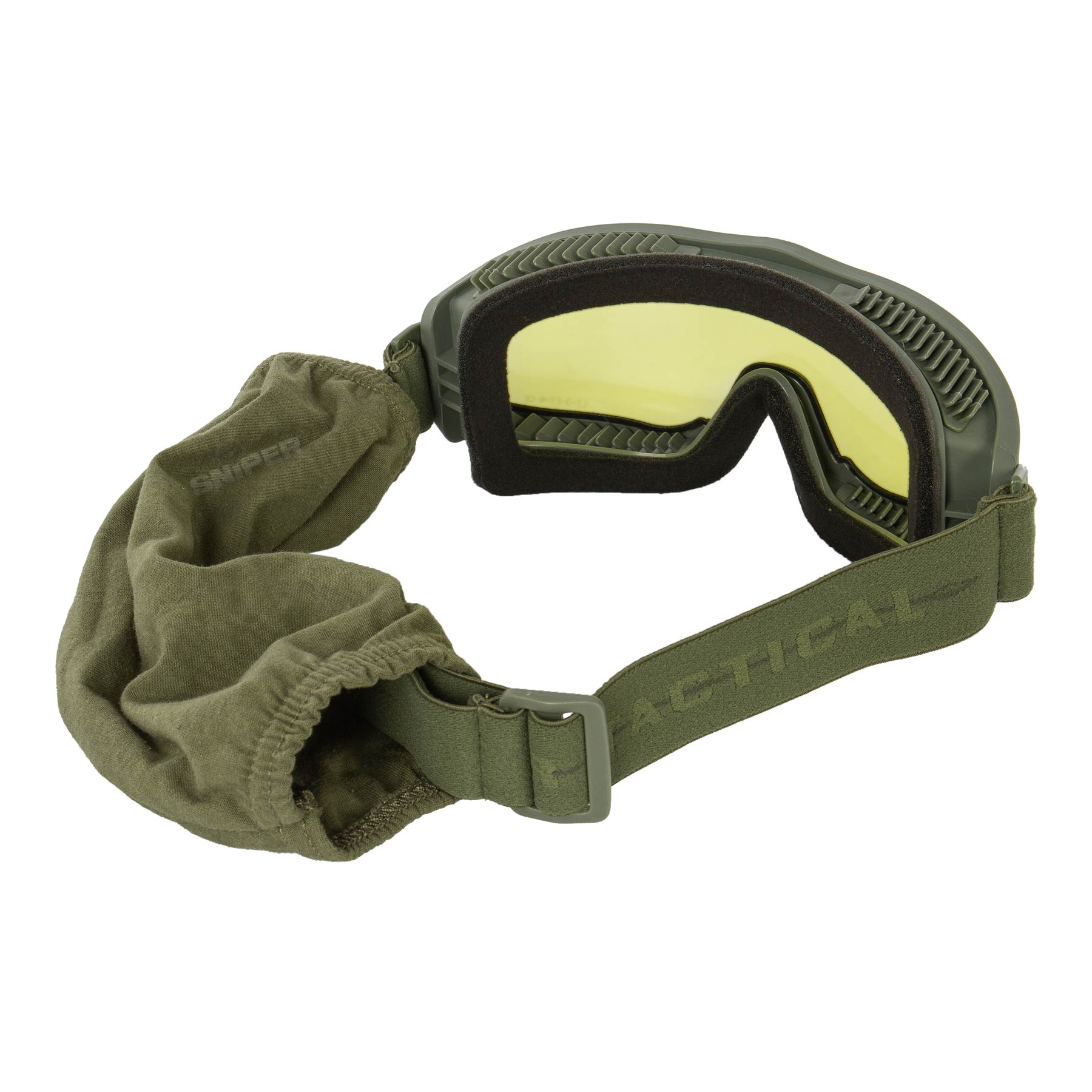 Aero Thermal Series Mask, Olive/Yellow