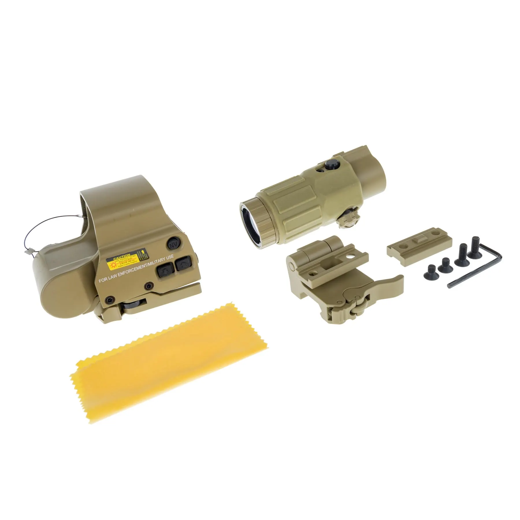 Reapo R558 Holo Red Dot Visier w/ 3x Magnifier, Tan Reapo R558 Holo Red Dot Visier w/ 3x Magnifier, Tan