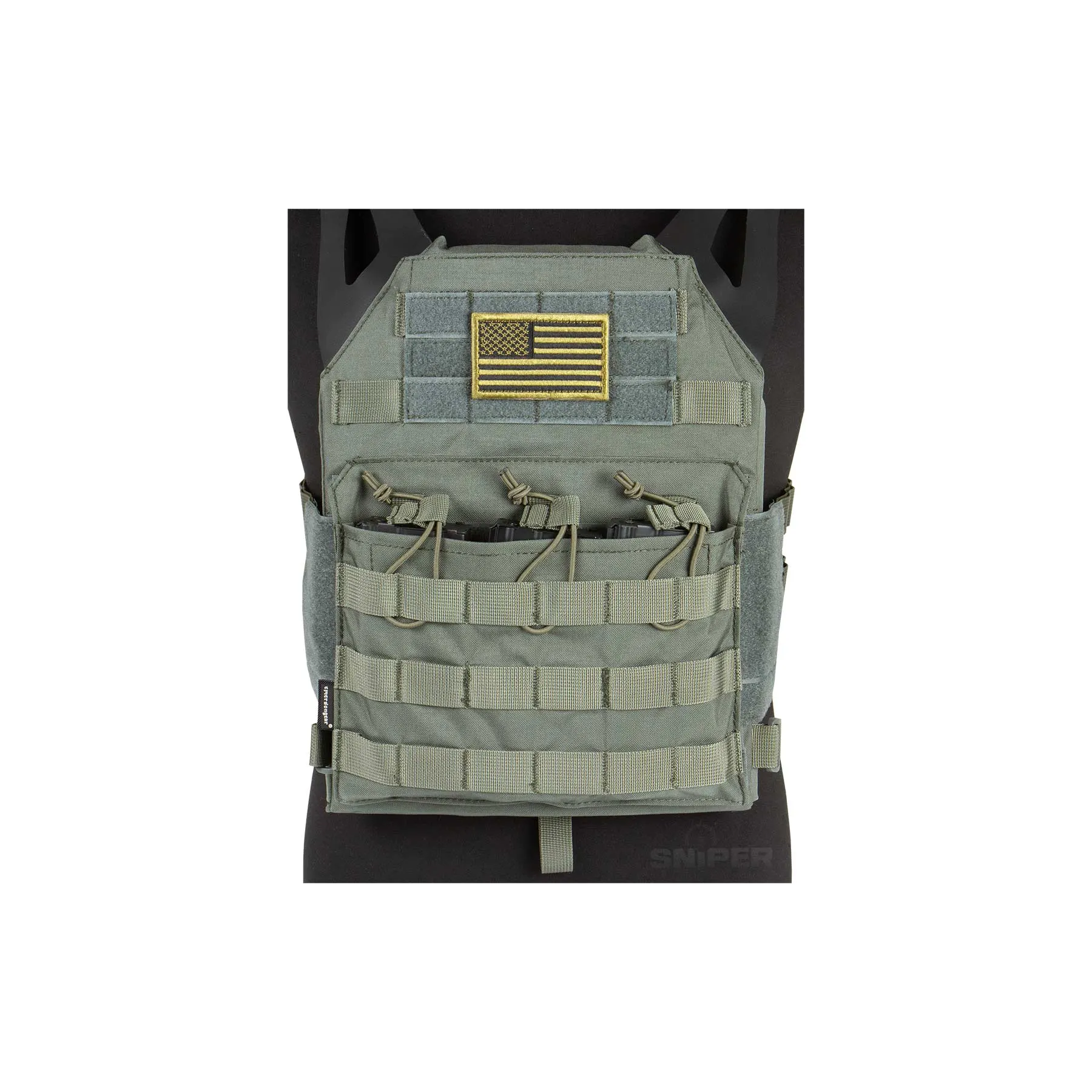 JPC Plattenträger, Foliage Green