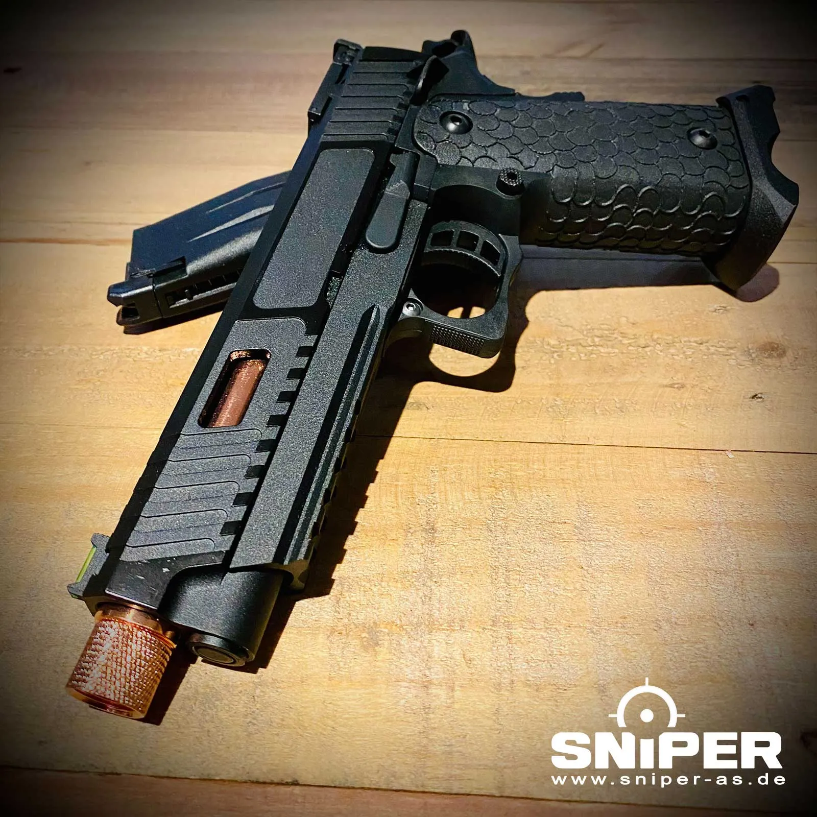 Einsteiger Set #1 - Reapo JW3 BABA YAGA Softair Pistole, CO2 und GAS Reapo JW3 BABA YAGA Softair Pistole, CO2 und GAS