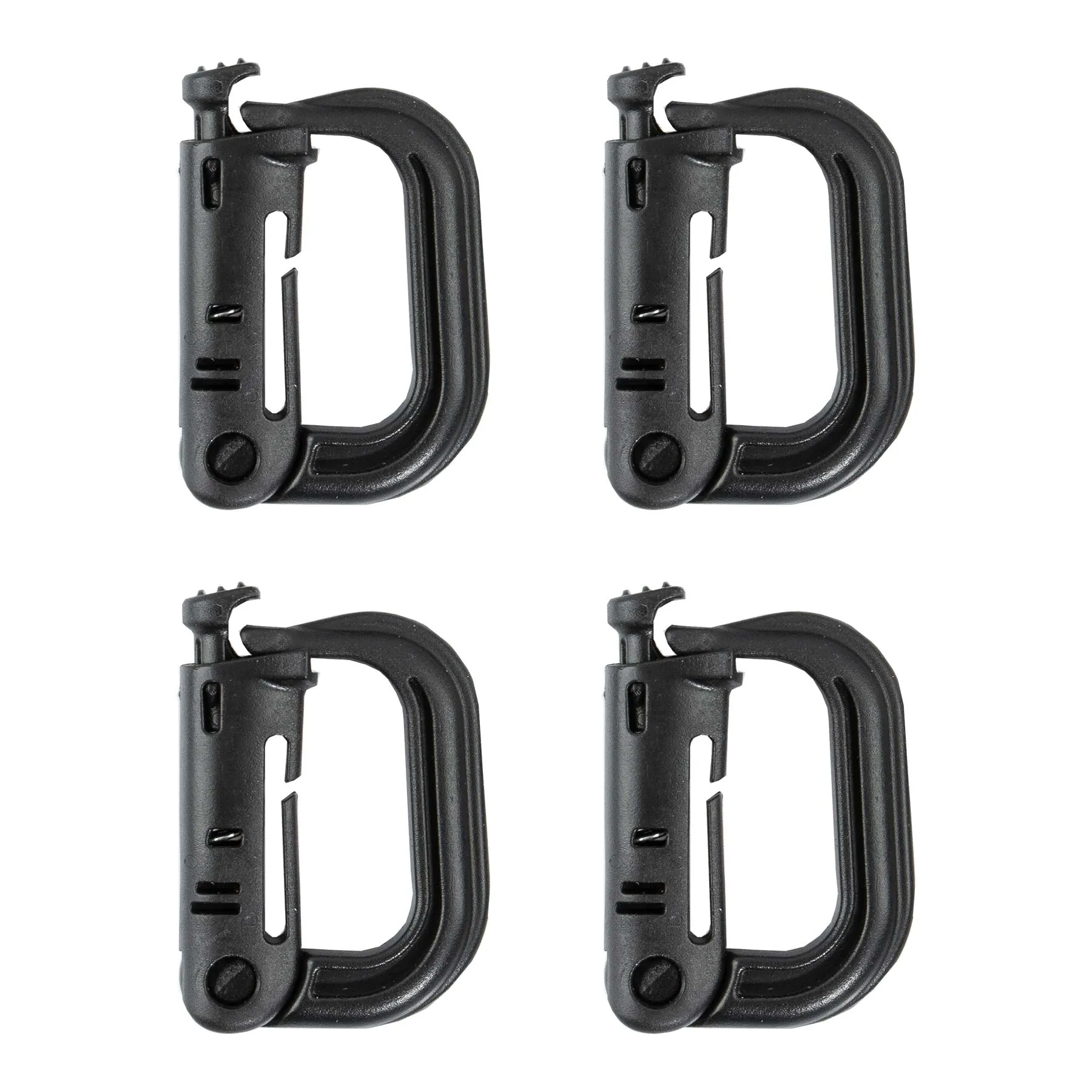 Grimlock Karabinerhaken, 4er Black Grimlock Karabinerhaken, 4er Black