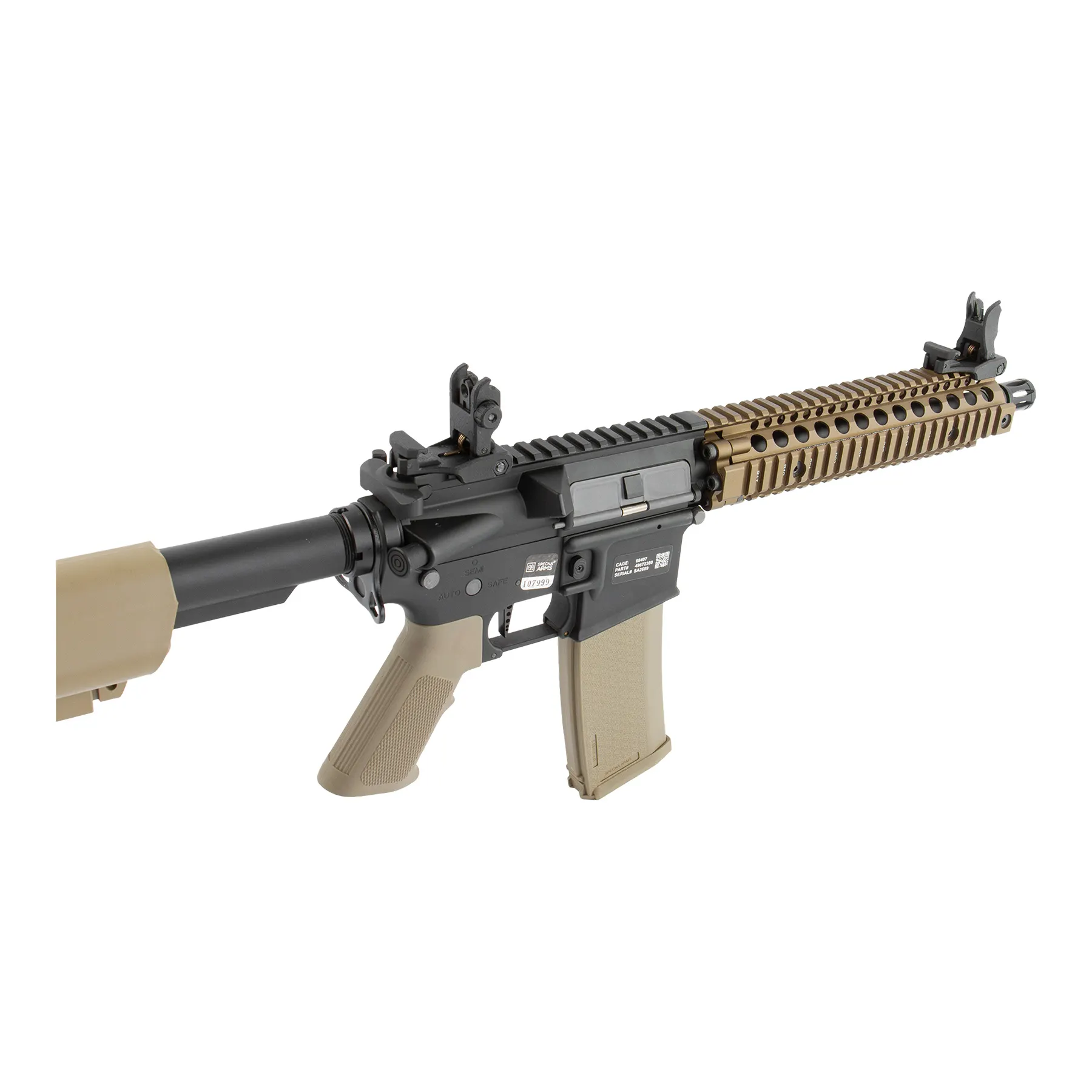 SAC x SA-E19 Edge Daniel Defense MK18 (S)AEG, Chaos Bronze