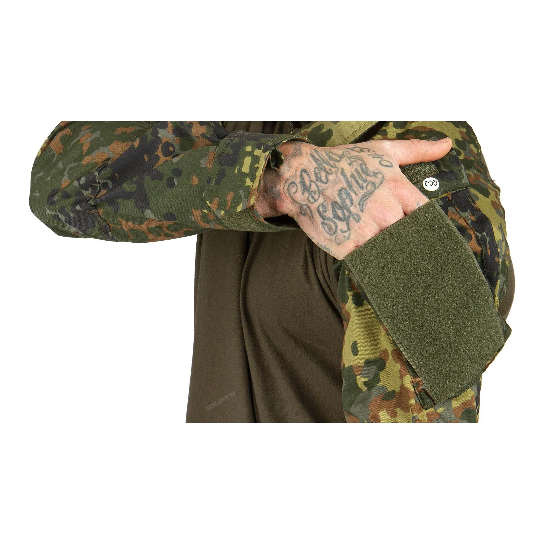 Invader Gear Combat Shirt, Flecktarn 3XL