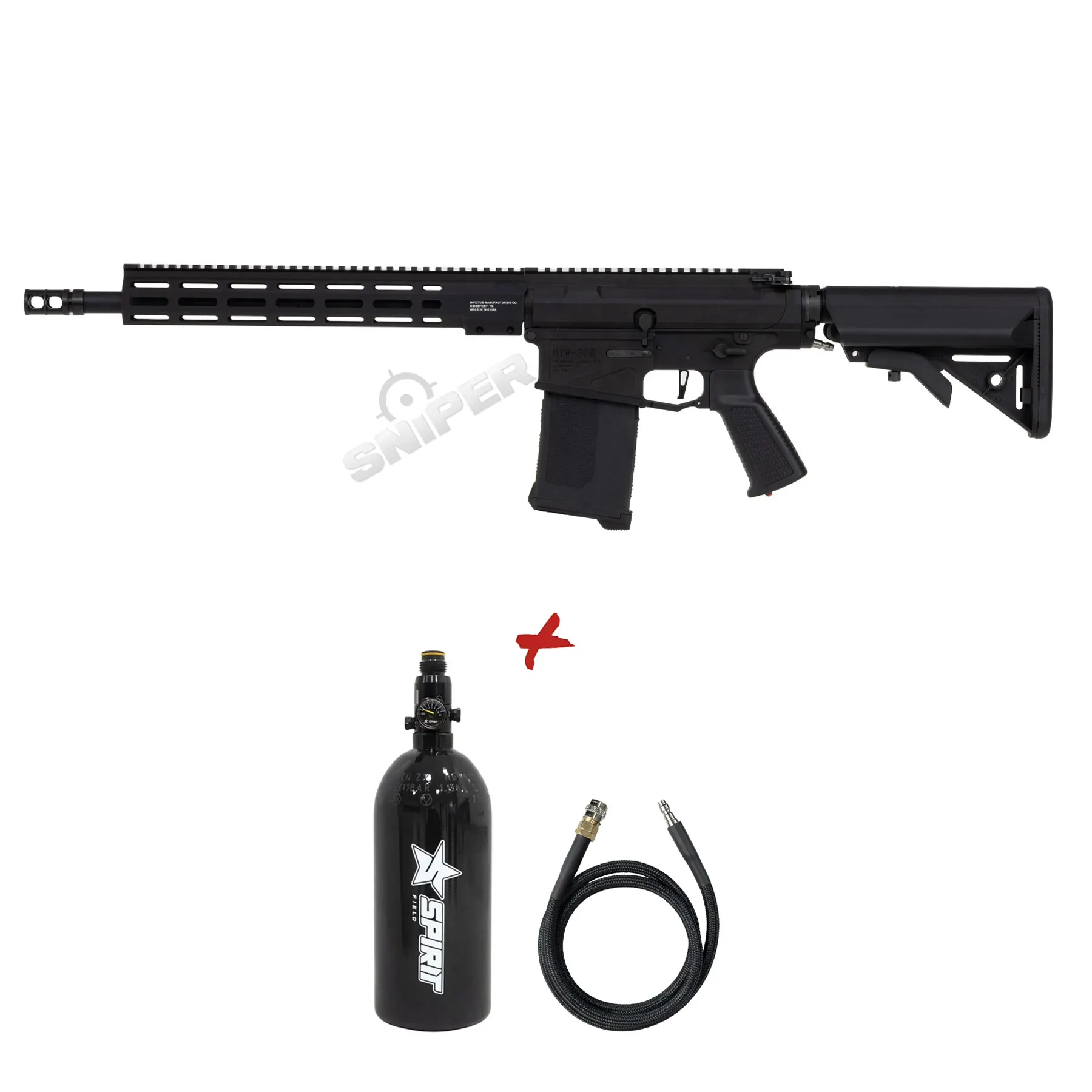 Sonderaktion - MTW PKG 308 Tactical Inferno Edition, Black