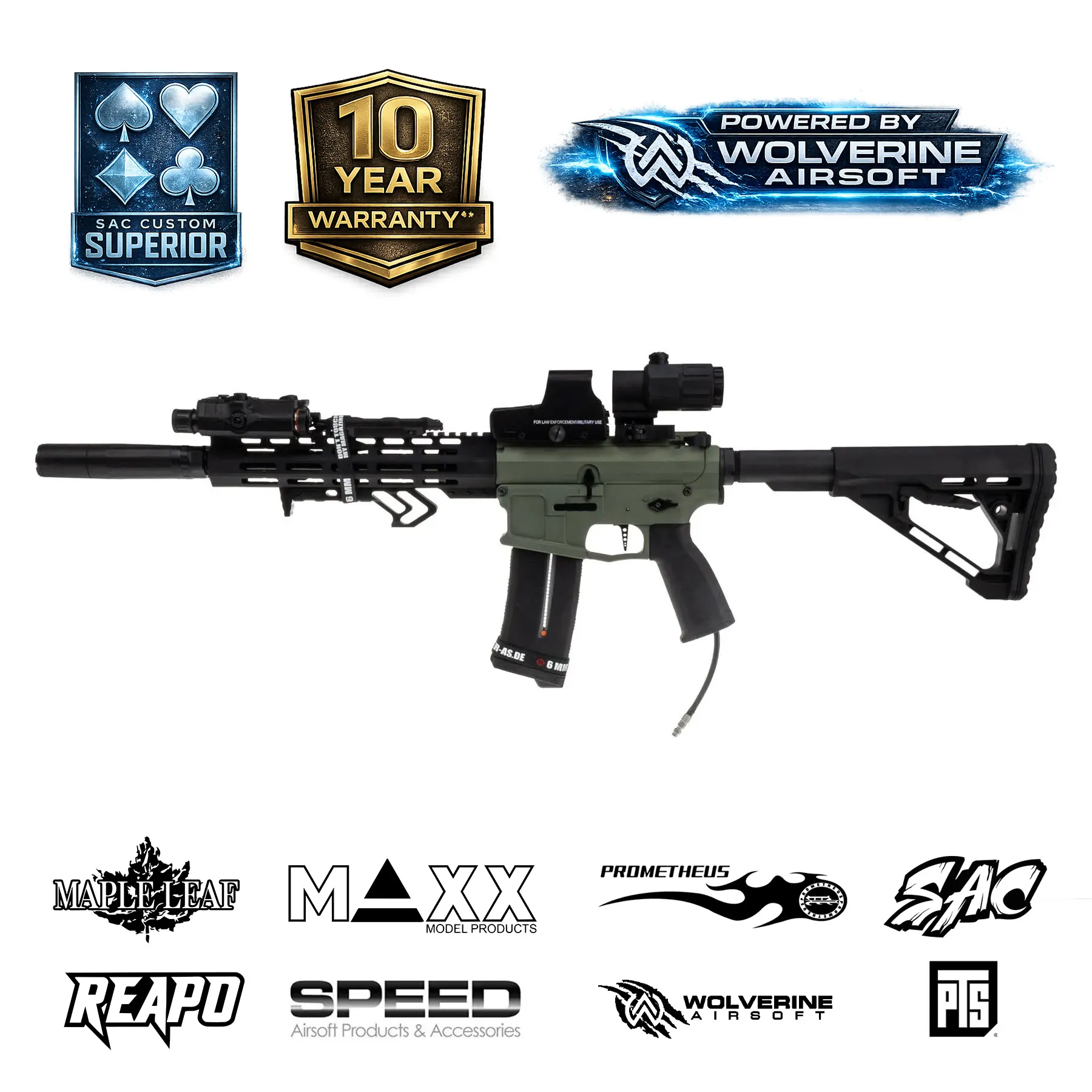 SAC AR SOLID - "Battlefield Soldier", HPA