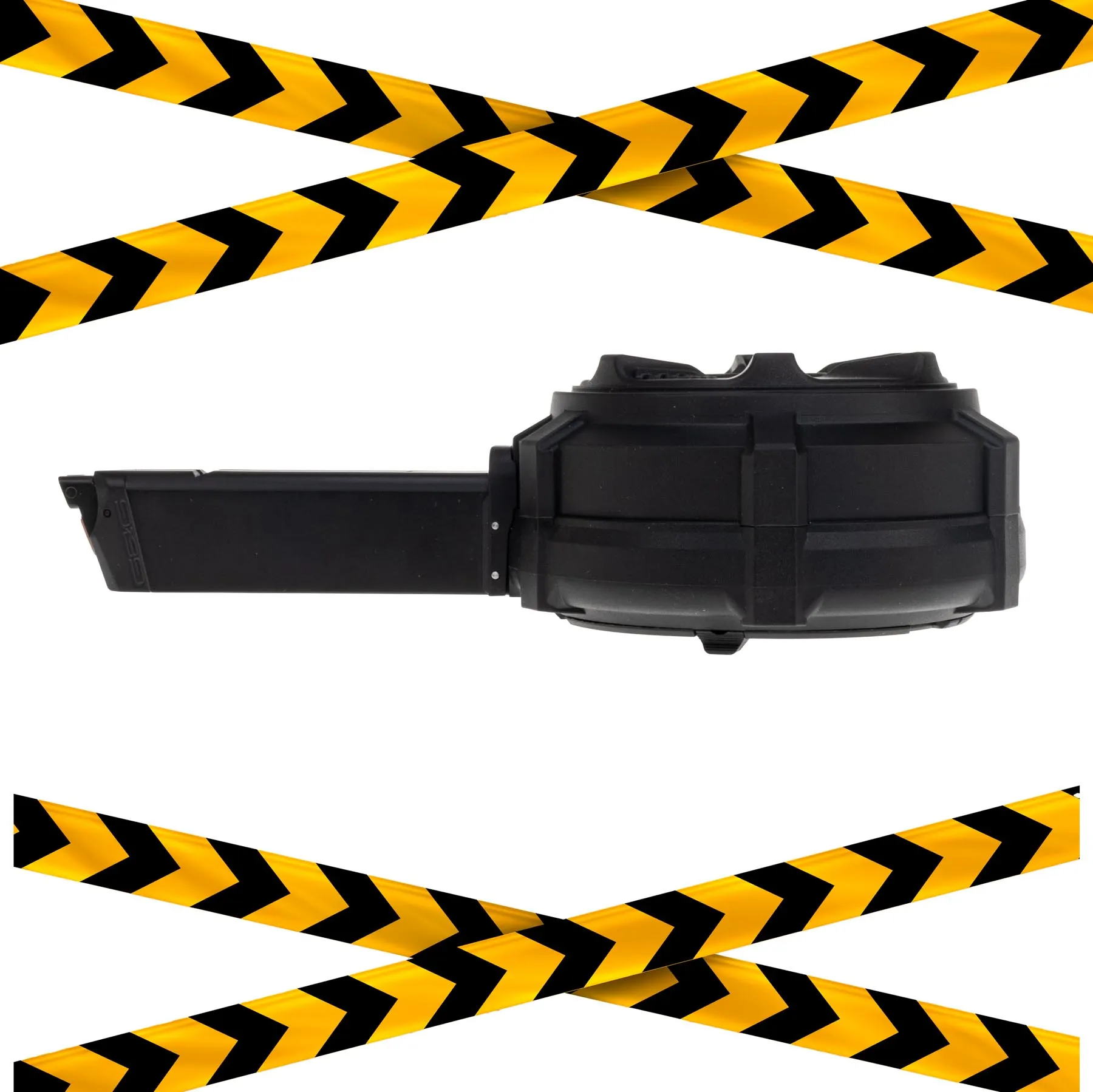 B-Ware Drum Mag für G&G SMC 9, 300rds, Black