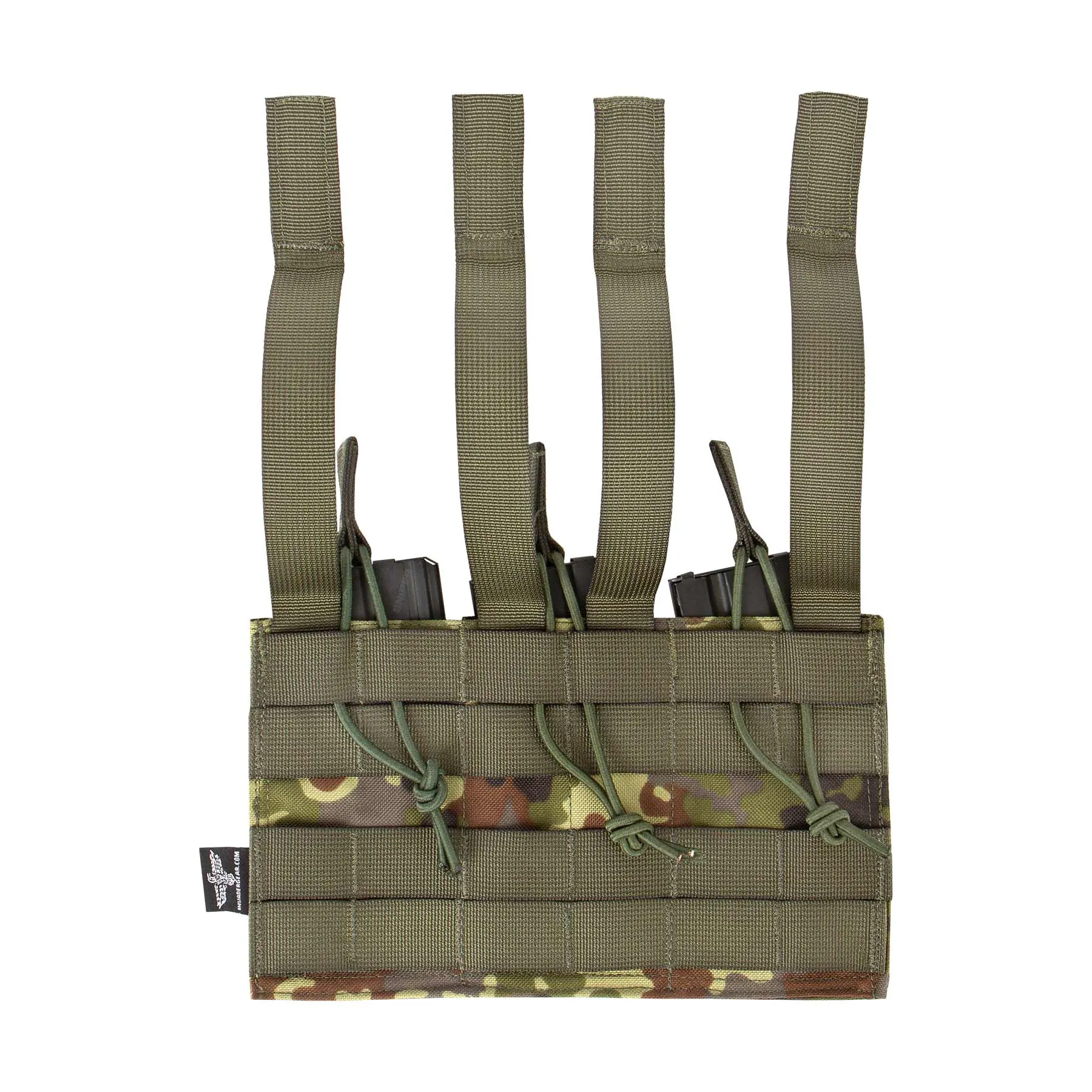 M4 Triple Direct Action Mag Pouch, Flecktarn