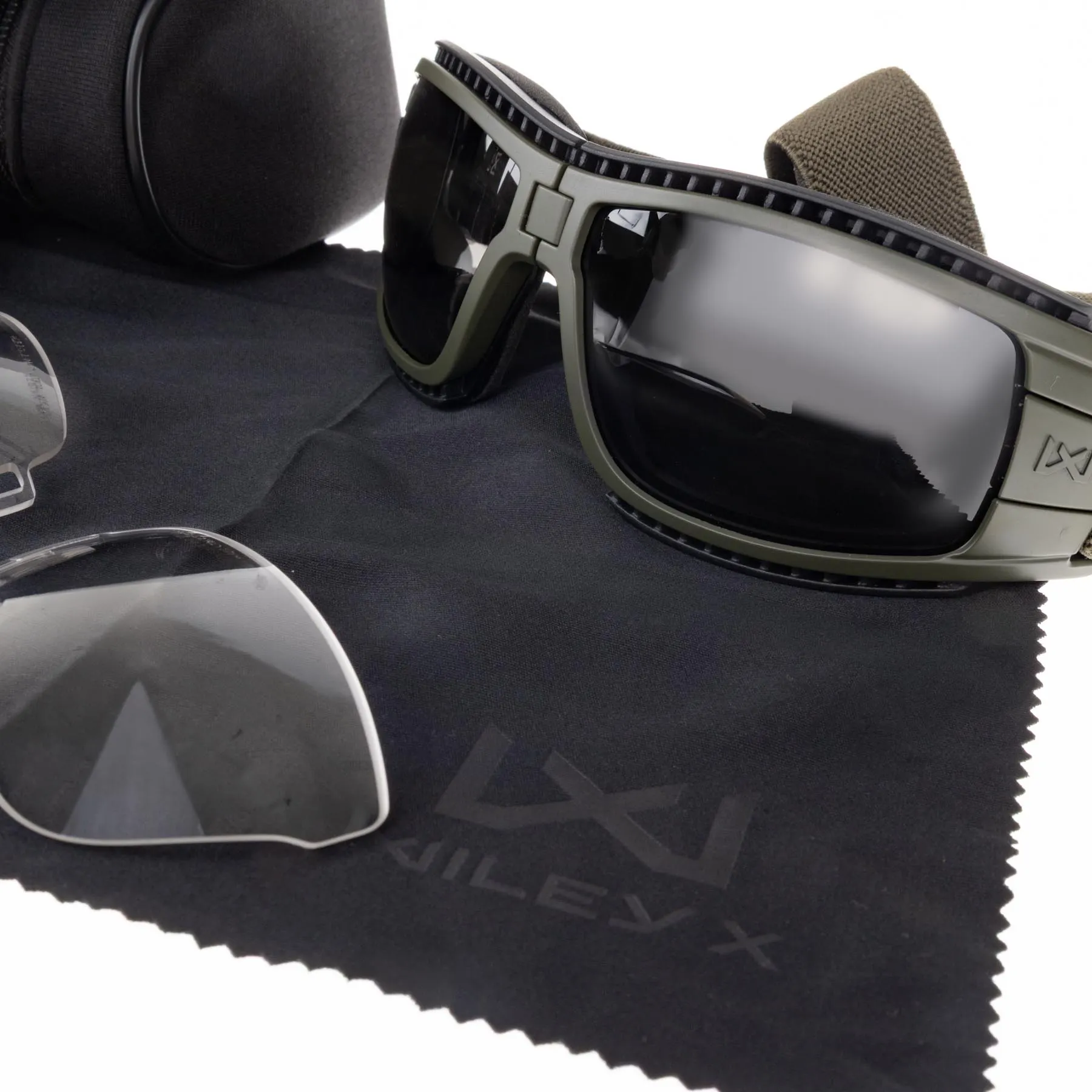 WileyX Lynx Goggles w/ OD Frame, Grey/Clear Lens