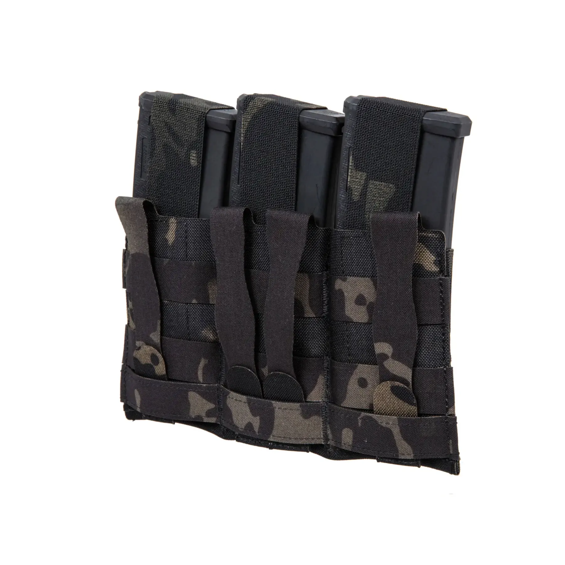 Reapo Triple Mag Pouch w/ Velcro, Multicam Black