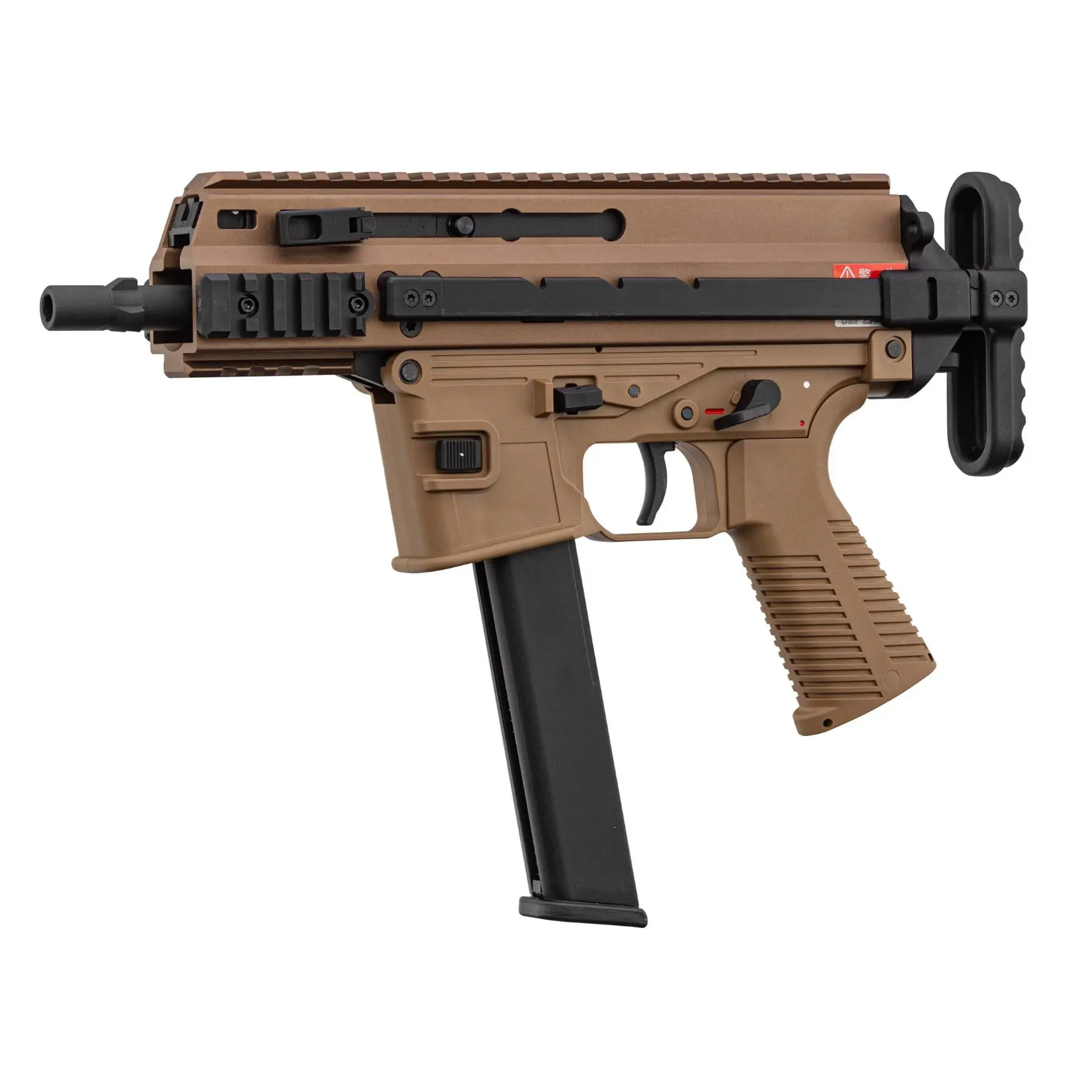 Maruyama SCW-9 Submachine GBB Gun, Tan Maruyama SCW-9 Submachine GBB Gun, Tan