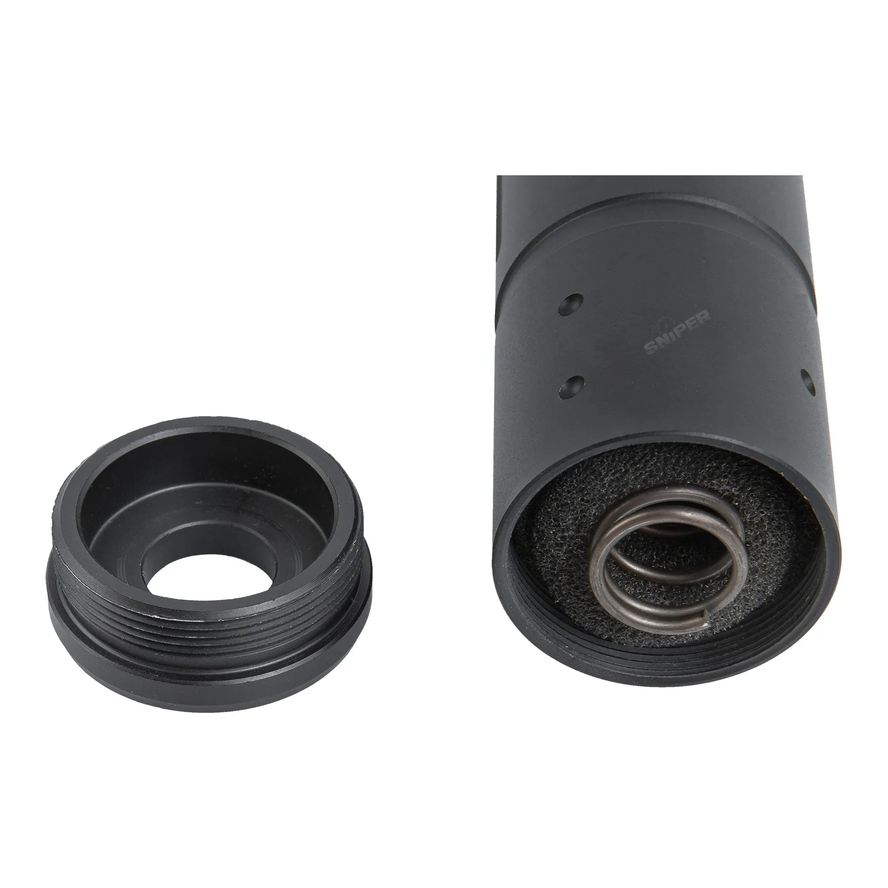 150mm Universal Silencer, Black 150mm Universal Silencer, Black