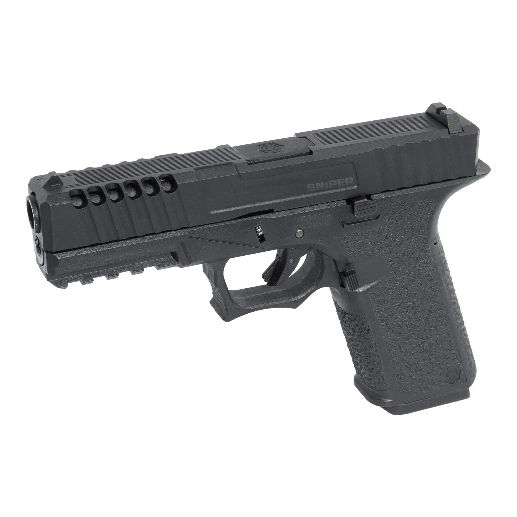 AW Custom VX7 Mod.1 GBB Softair Pistole, Black AW Custom VX7 Mod.1 GBB Softair Pistole, Black