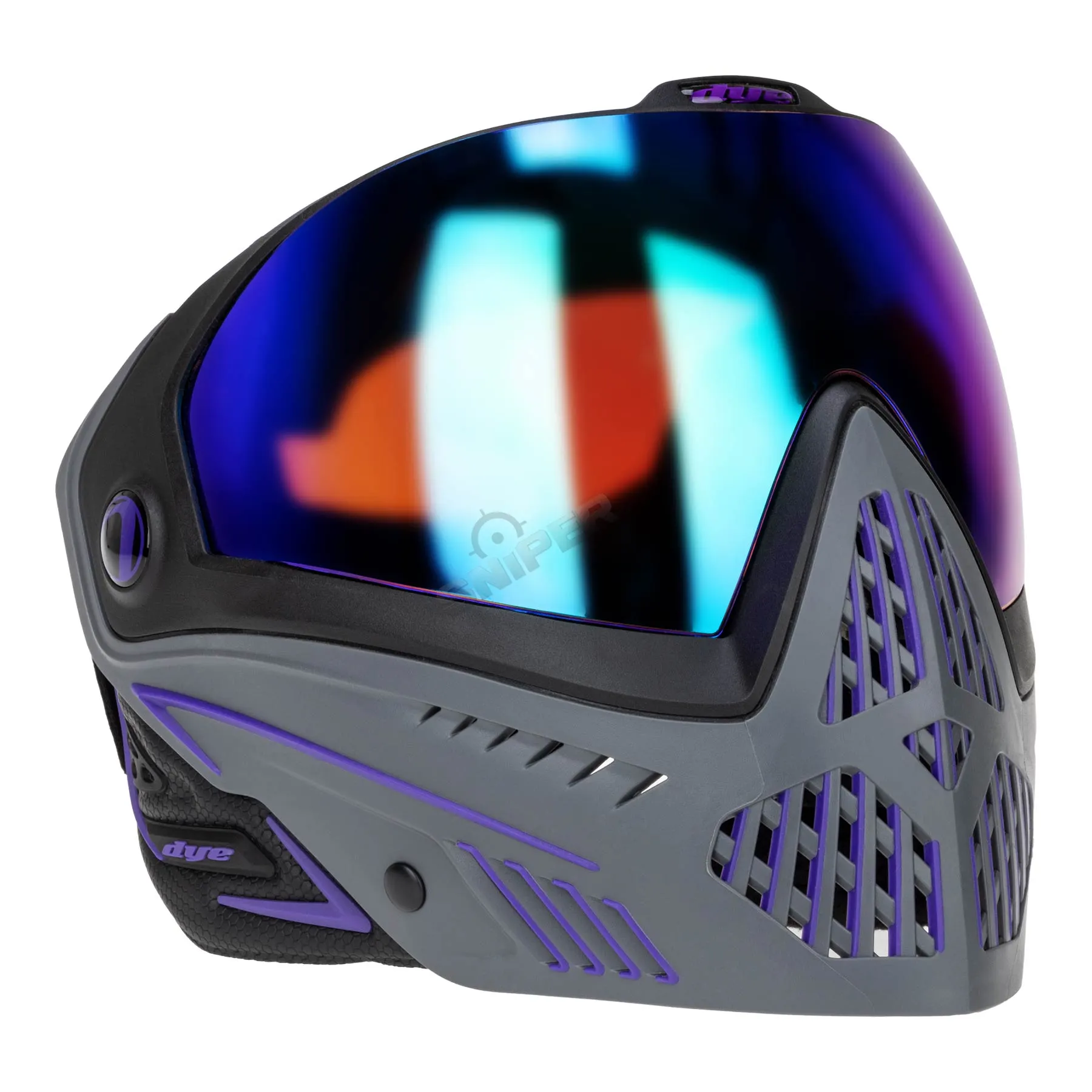 DYE I5 Barney Goggles, Purple/Grey/Black Mask