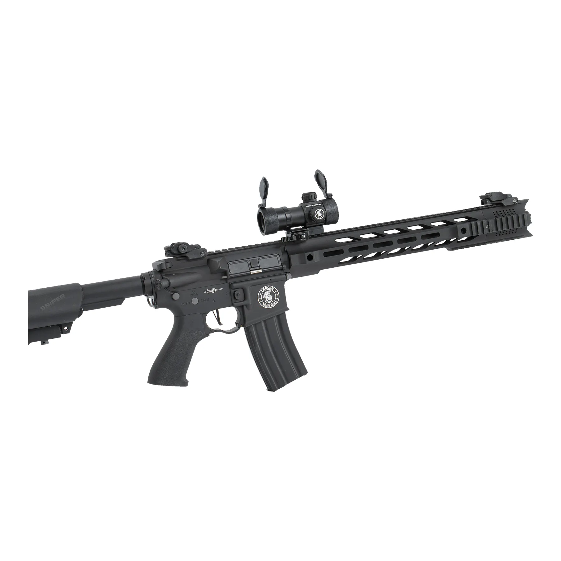 Interceptor Hybrid 10" (S)AEG w/ Compact Red Dot Sight, Black