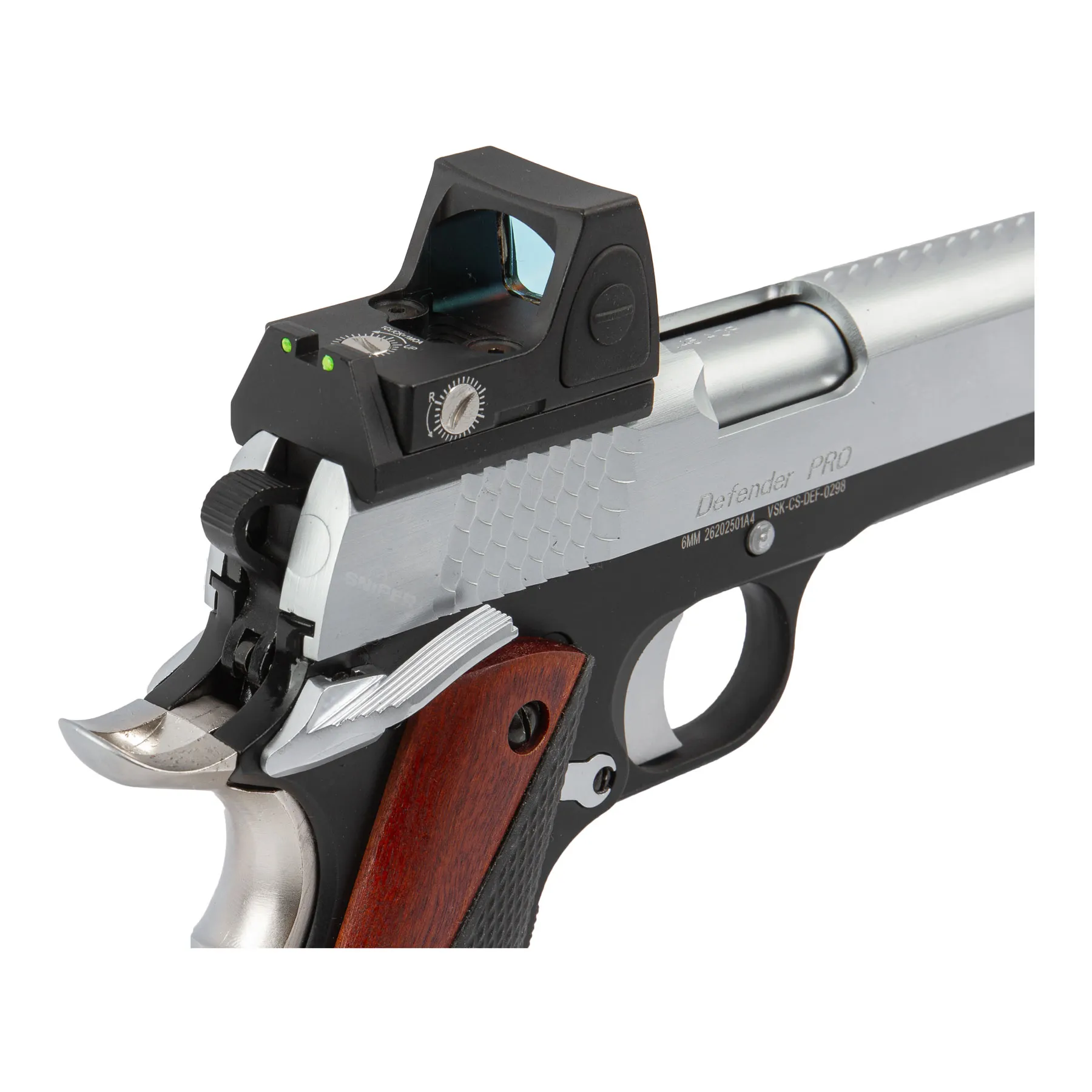 Vorsk CS Defender Pro MEU GBB BDS, Black/Silver