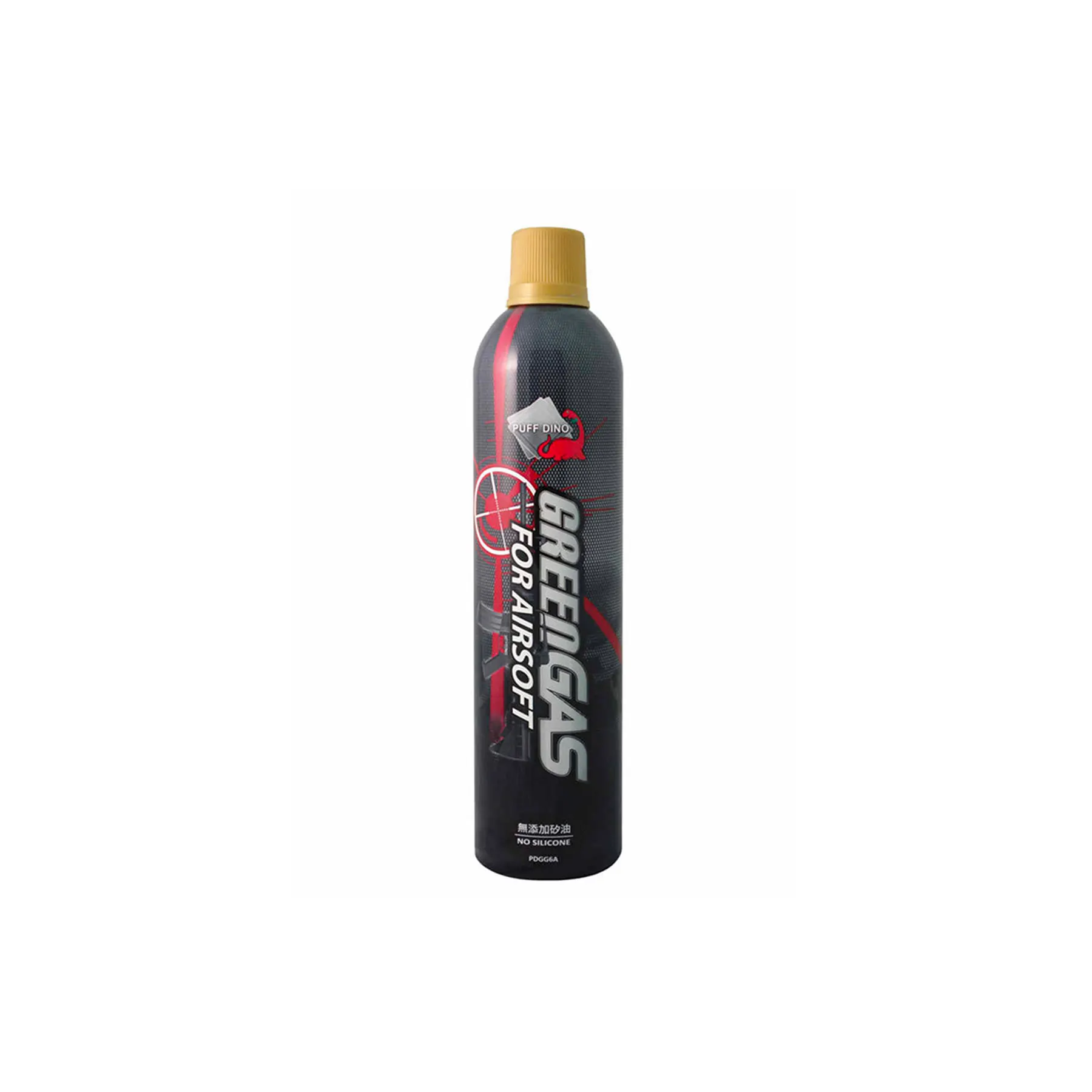 Puff Dino Green Gas Oil Free, 600ml